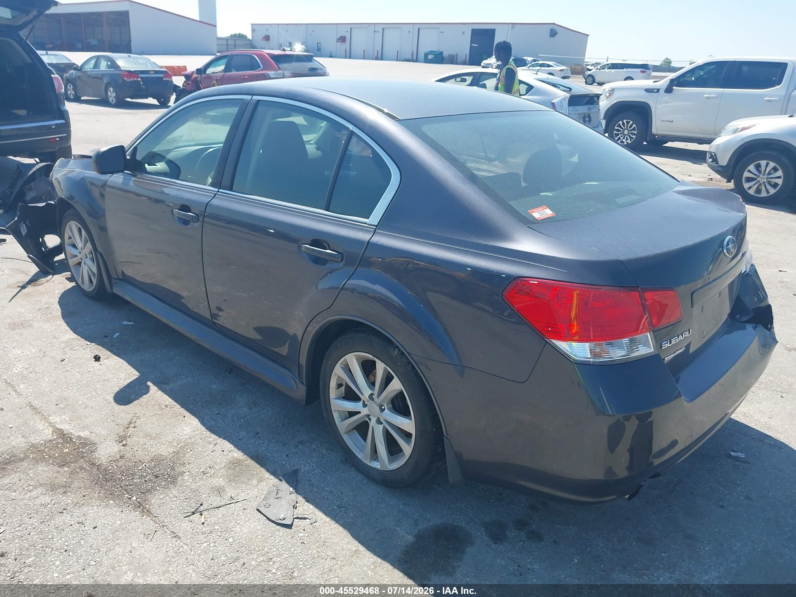 2013 Subaru Legacy 2.5i Premium Gray vin: 4S3BMCC6XD3004415
