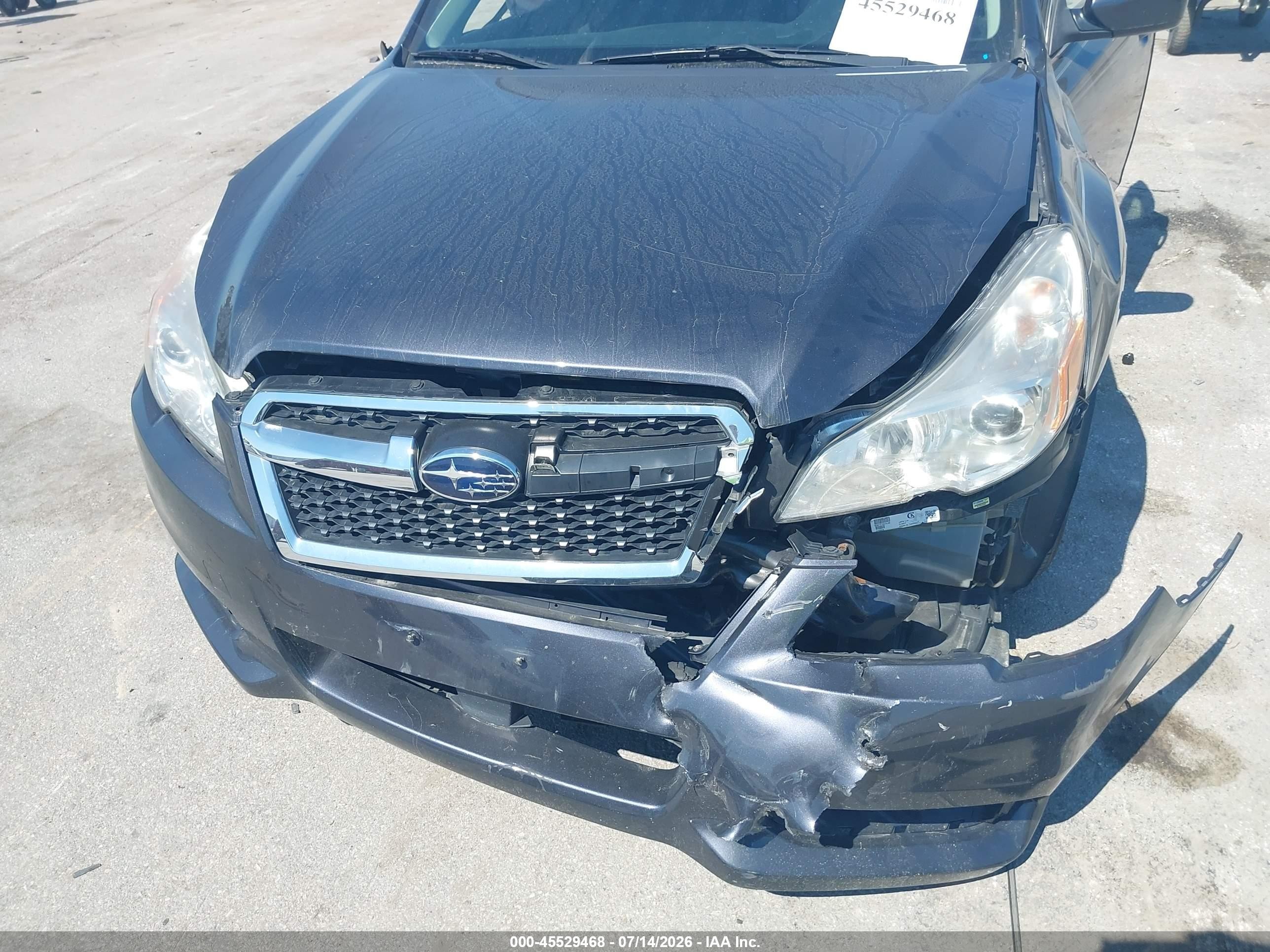 2013 Subaru Legacy 2.5i Premium Gray vin: 4S3BMCC6XD3004415