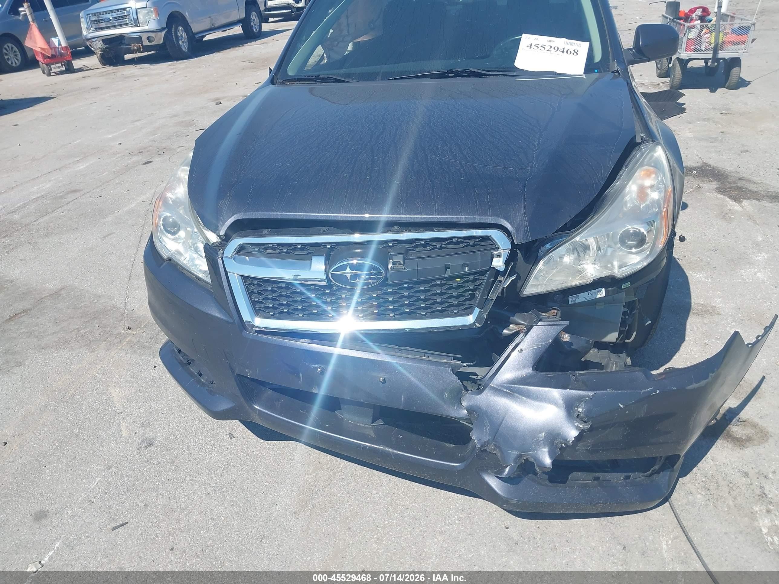 2013 Subaru Legacy 2.5i Premium Gray vin: 4S3BMCC6XD3004415