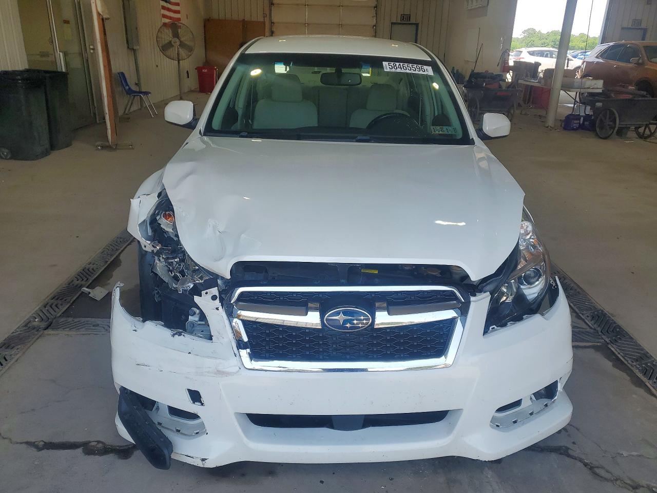 2013 Subaru Legacy 2.5i Premium White vin: 4S3BMCC6XD3028715