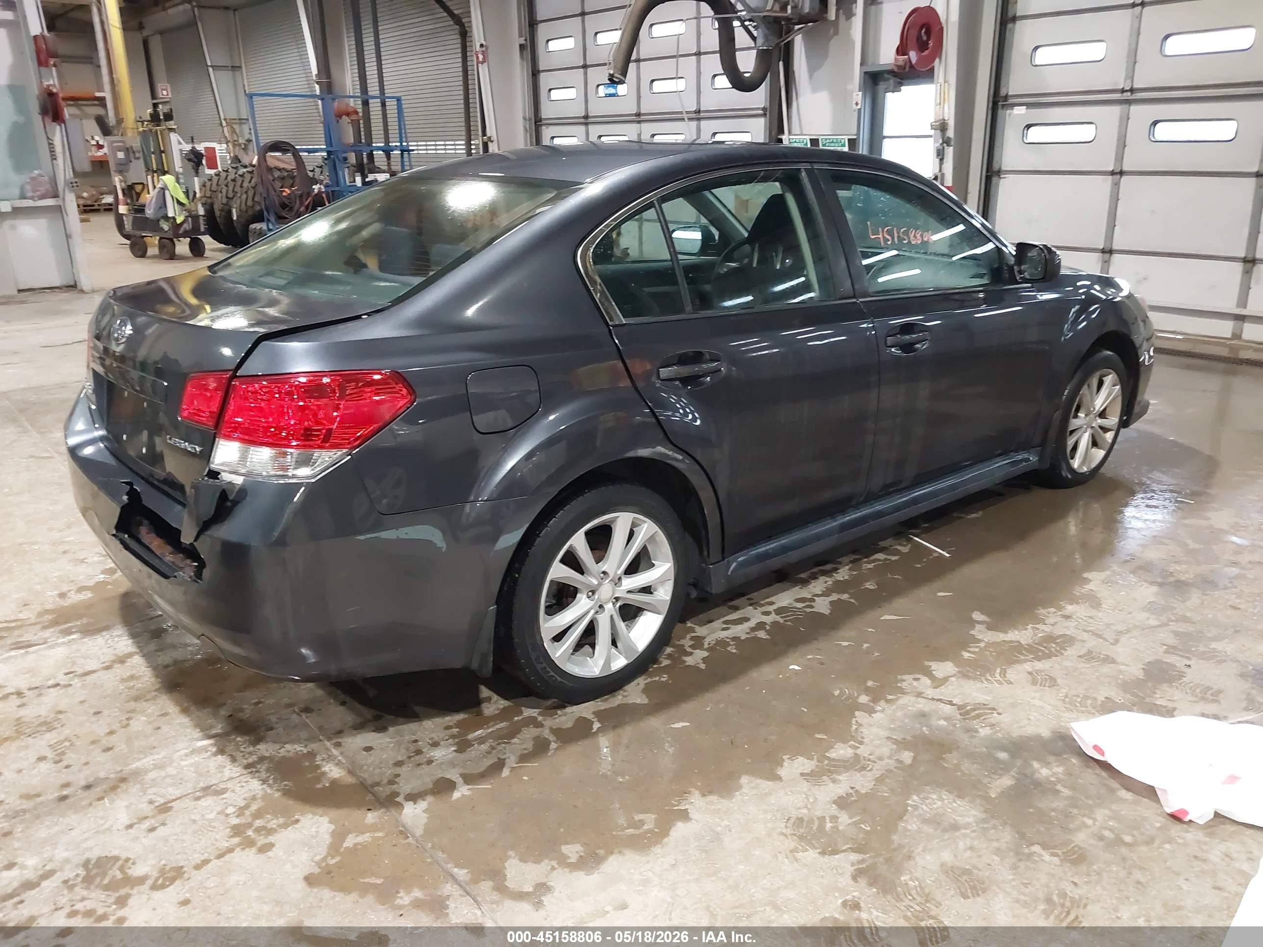 2013 Subaru Legacy 2.5i Premium Gray vin: 4S3BMCC6XD3029993