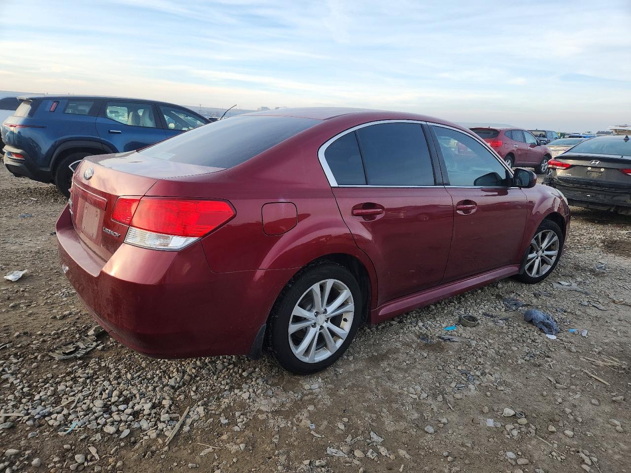 2013 Subaru Legacy 2.5i Premium Red vin: 4S3BMCC6XD3038807