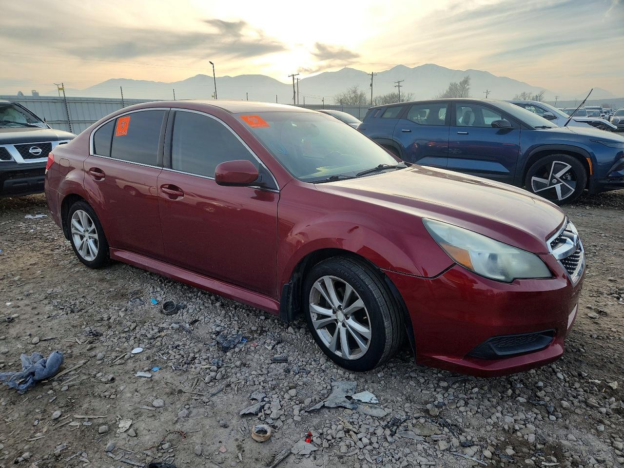 2013 Subaru Legacy 2.5i Premium Red vin: 4S3BMCC6XD3038807