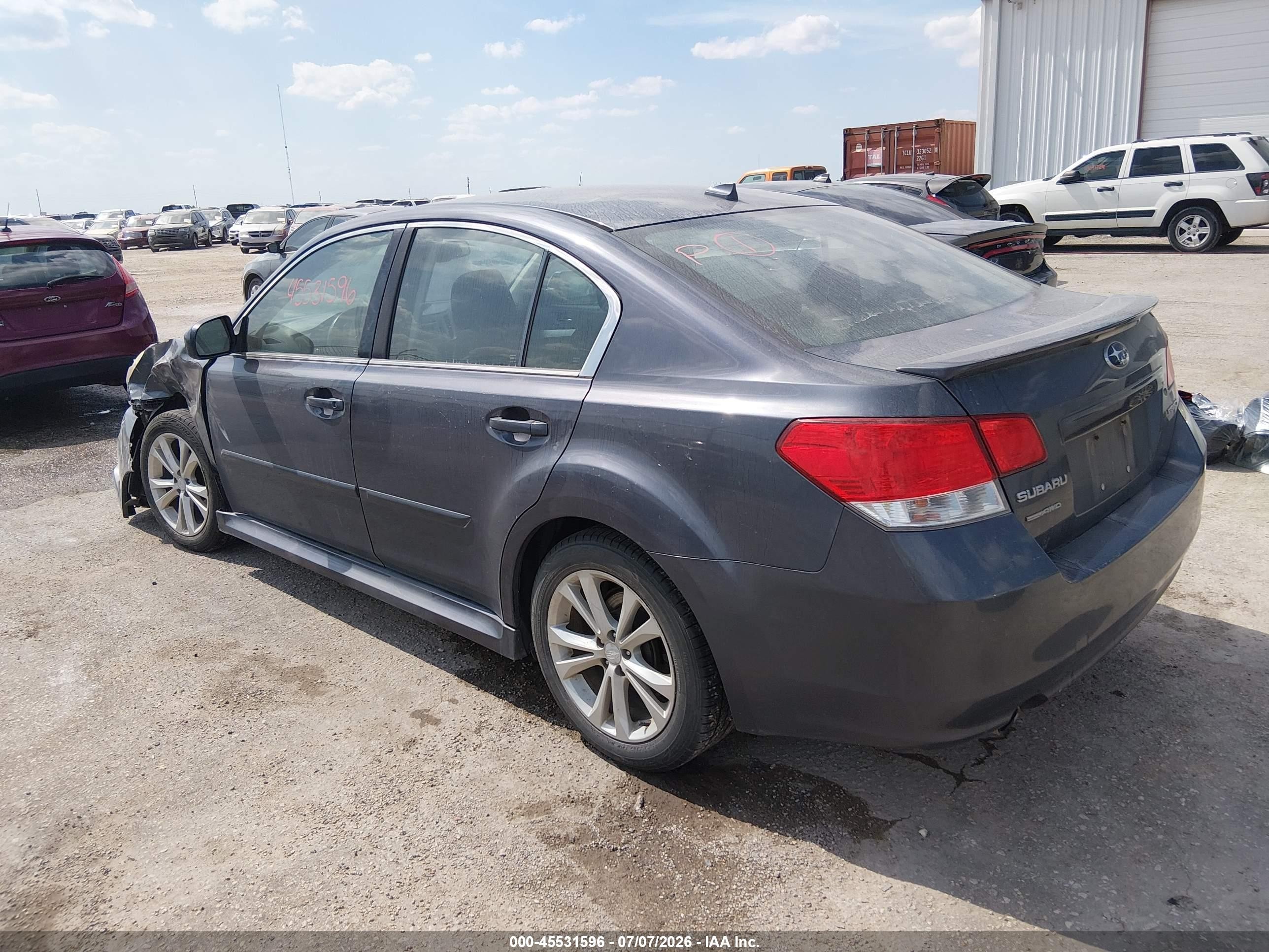 2014 Subaru Legacy 2.5i Premium Gray vin: 4S3BMCC6XE3014038
