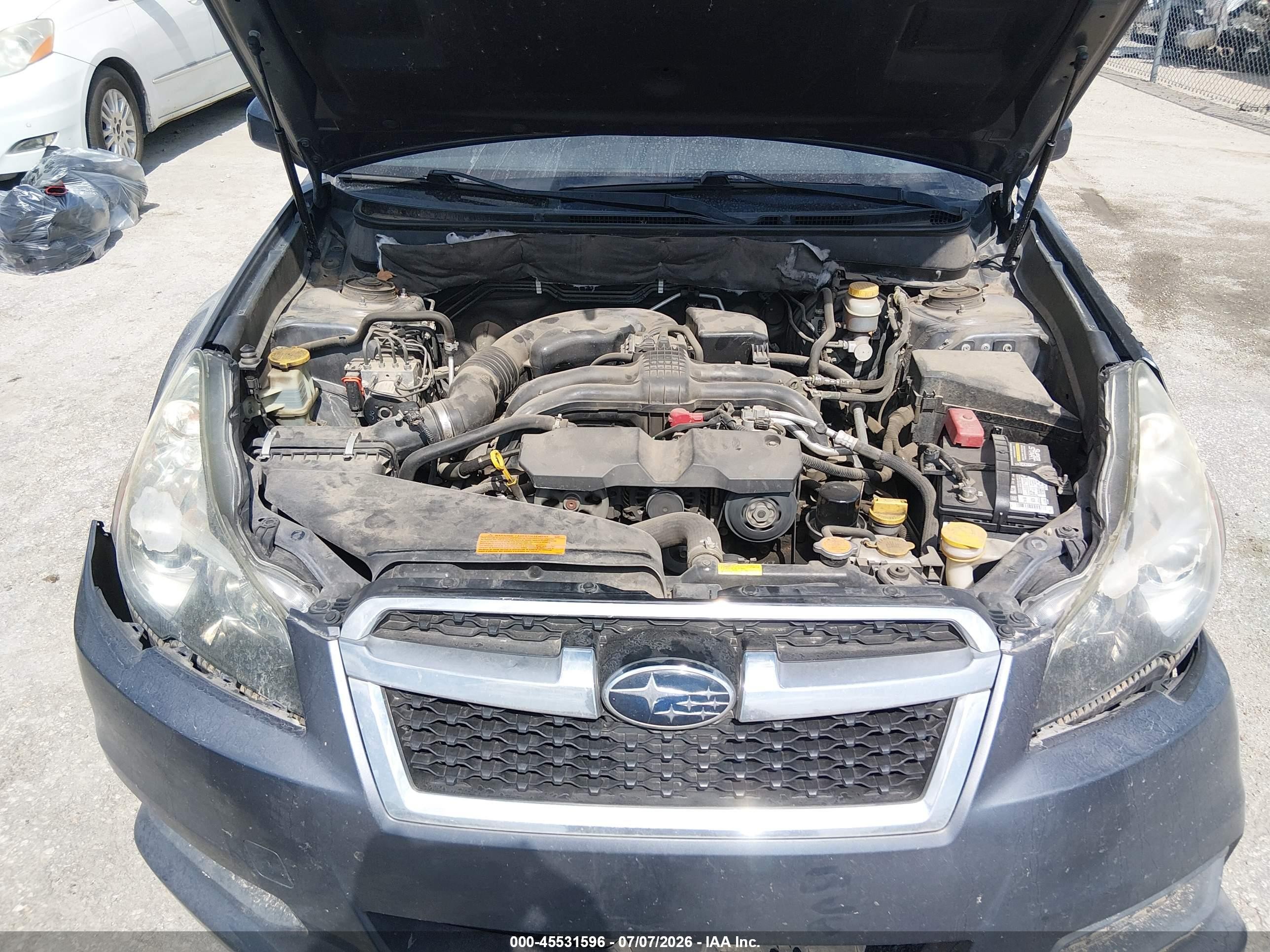 2014 Subaru Legacy 2.5i Premium Gray vin: 4S3BMCC6XE3014038