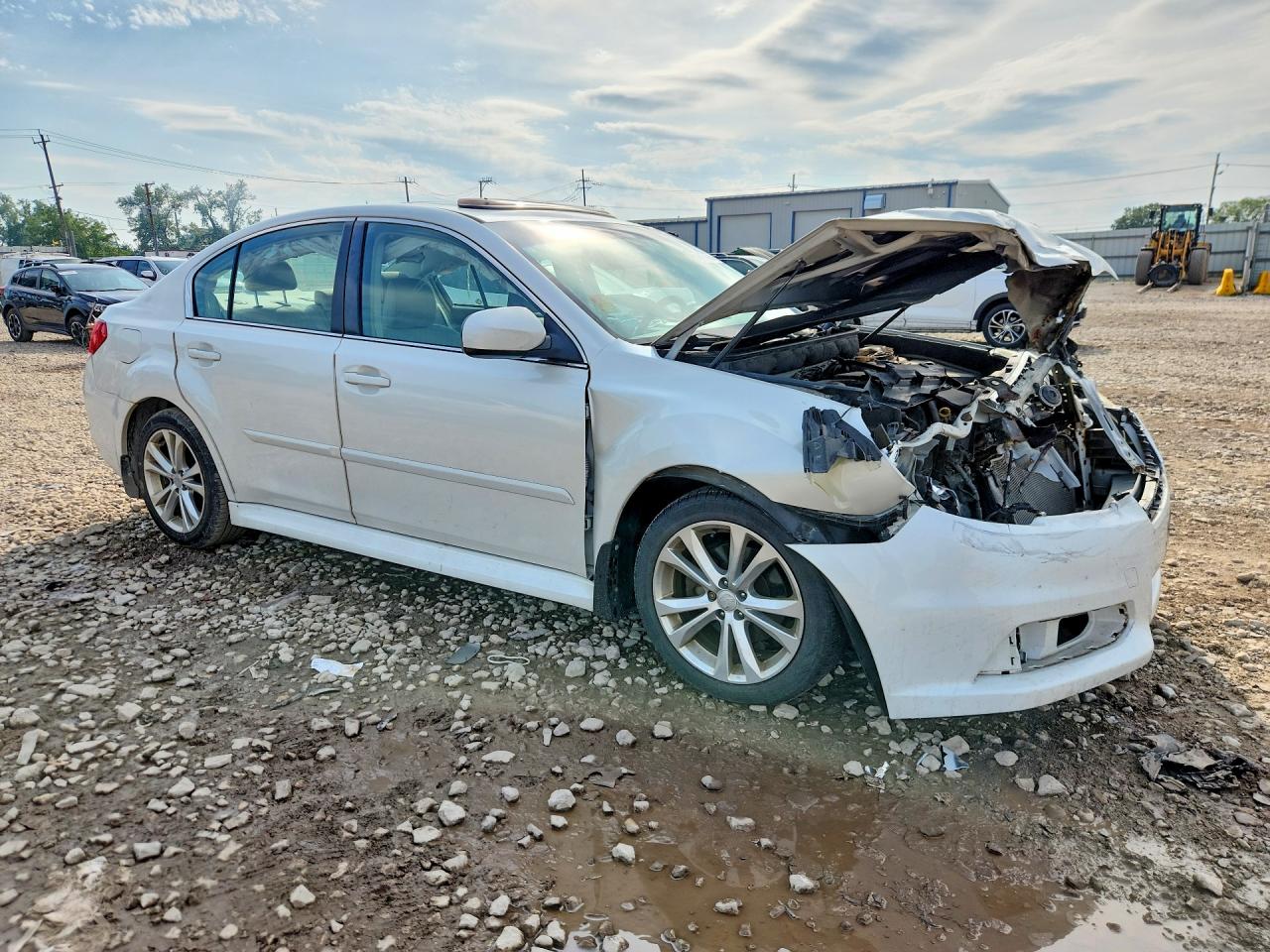 2014 Subaru Legacy 2.5i Premium White vin: 4S3BMCD61E3014976