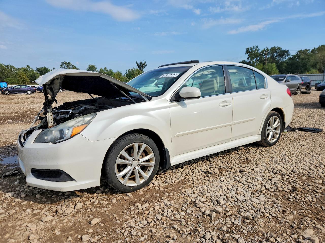 2014 Subaru Legacy 2.5i Premium Белый vin: 4S3BMCD61E3014976