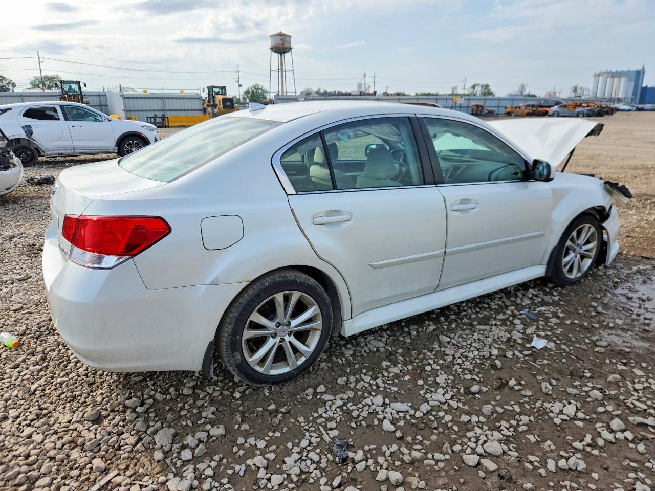 2014 Subaru Legacy 2.5i Premium White vin: 4S3BMCD61E3014976