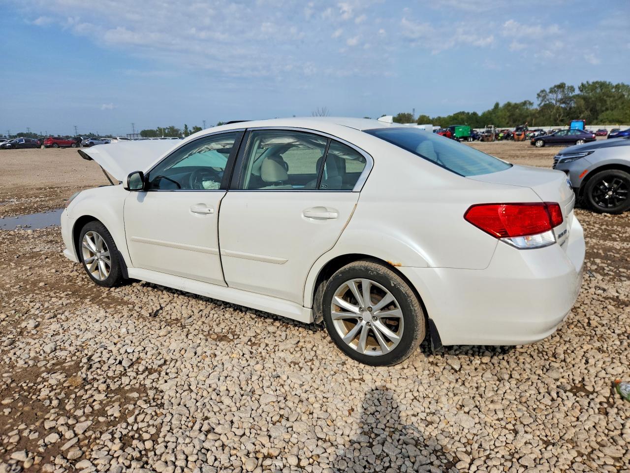 2014 Subaru Legacy 2.5i Premium White vin: 4S3BMCD61E3014976