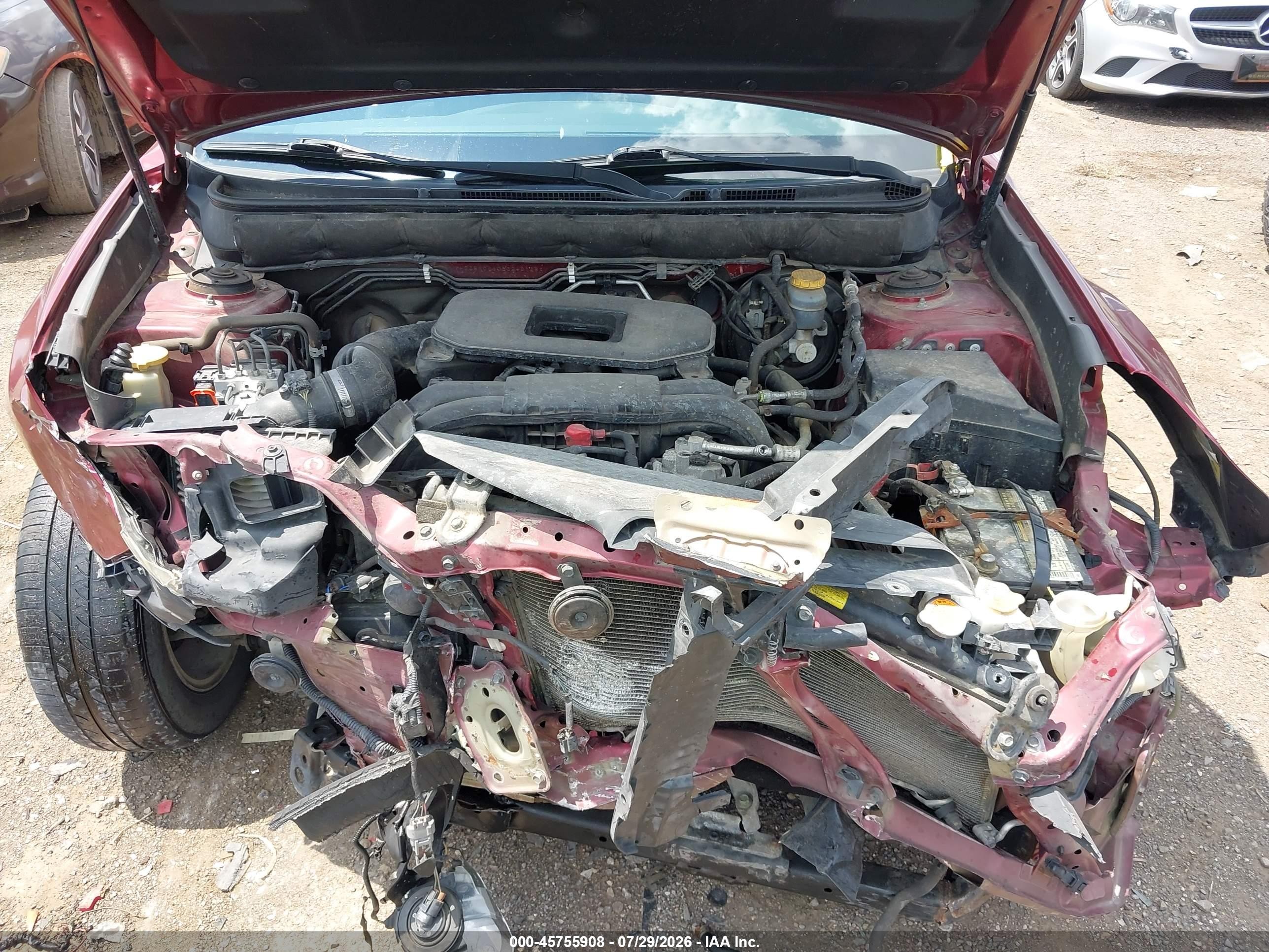 2011 Subaru Legacy 2.5i Premium Red vin: 4S3BMCG60B3248128