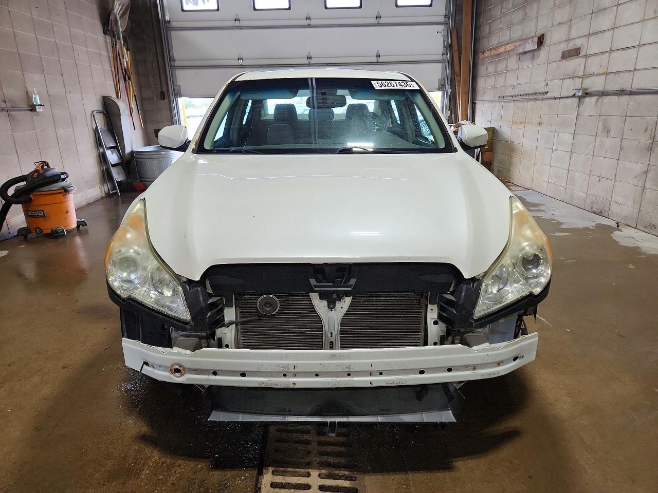 2010 Subaru Legacy 2.5i Premium White vin: 4S3BMCG61A3210289