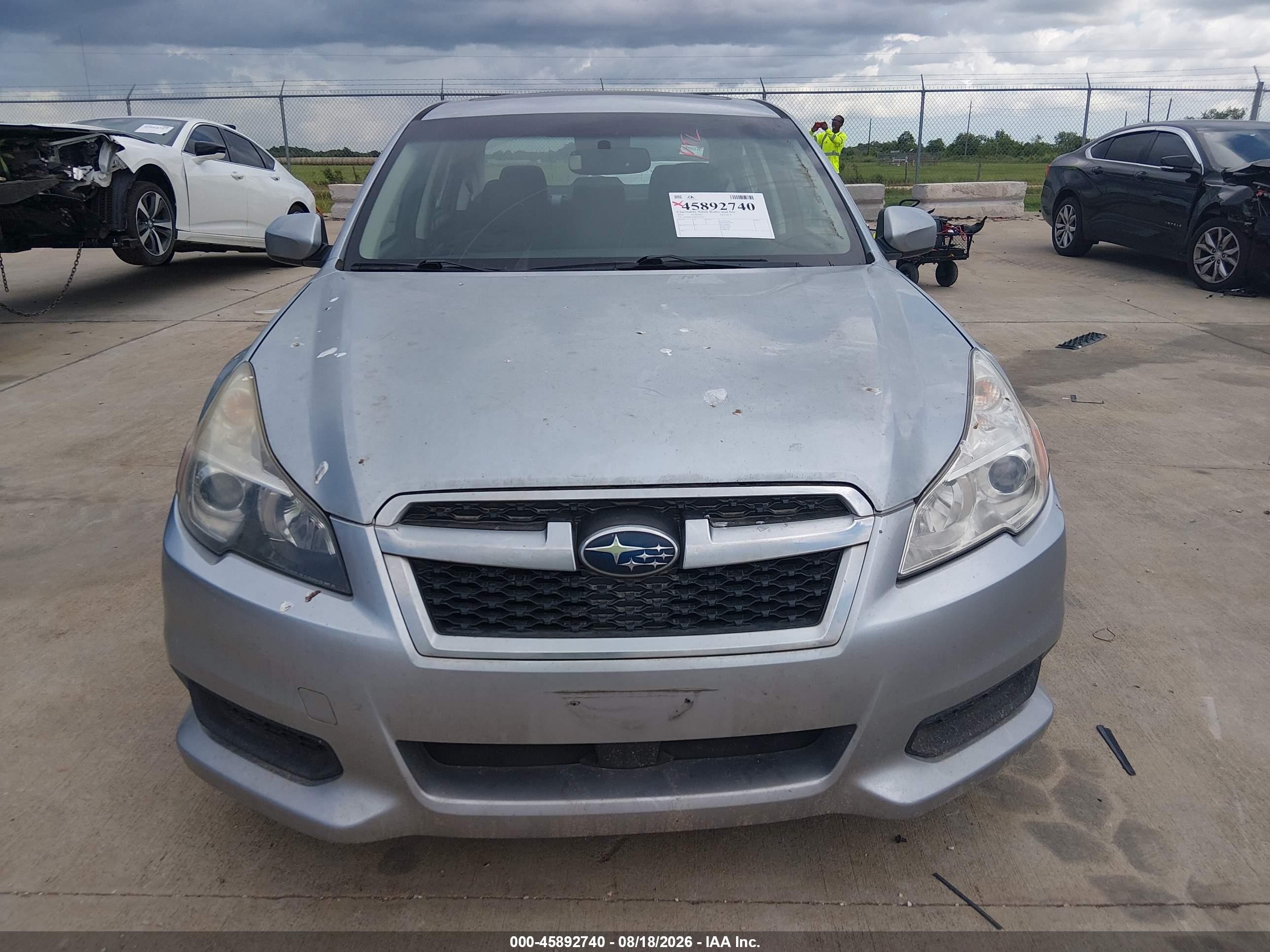 2013 Subaru Legacy 2.5i Premium Silver vin: 4S3BMCG64D3014822