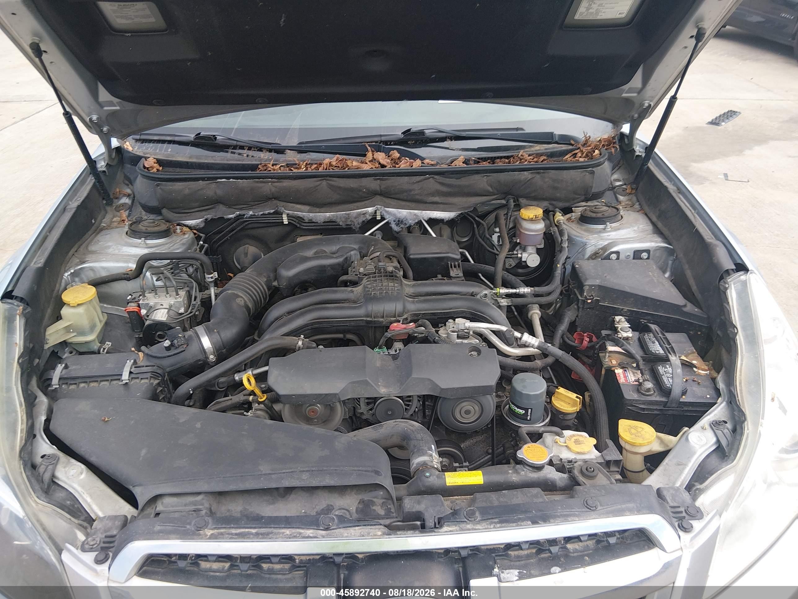 2013 Subaru Legacy 2.5i Premium Silver vin: 4S3BMCG64D3014822