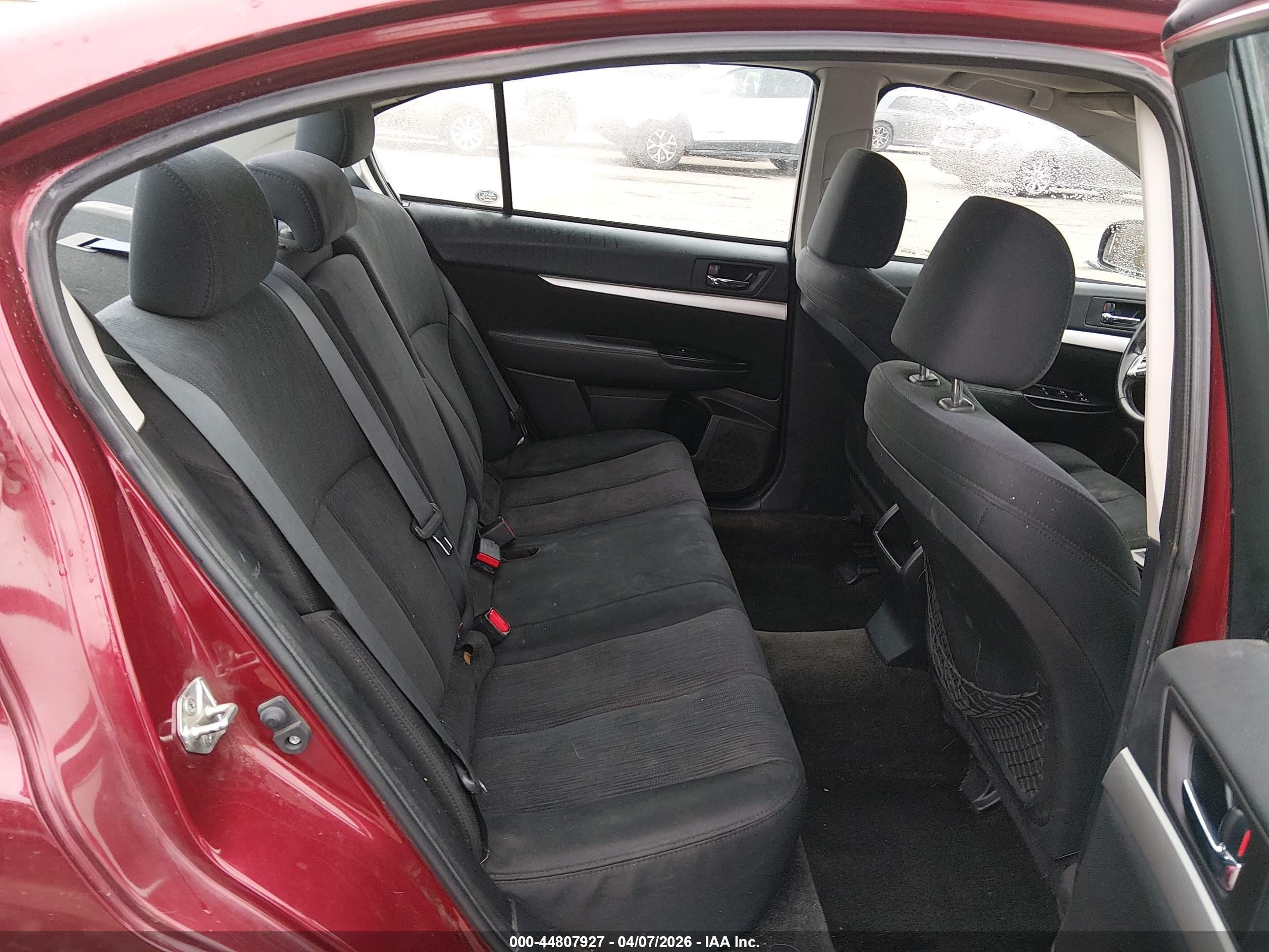2013 Subaru Legacy 2.5i Premium Красный vin: 4S3BMCG64D3020314