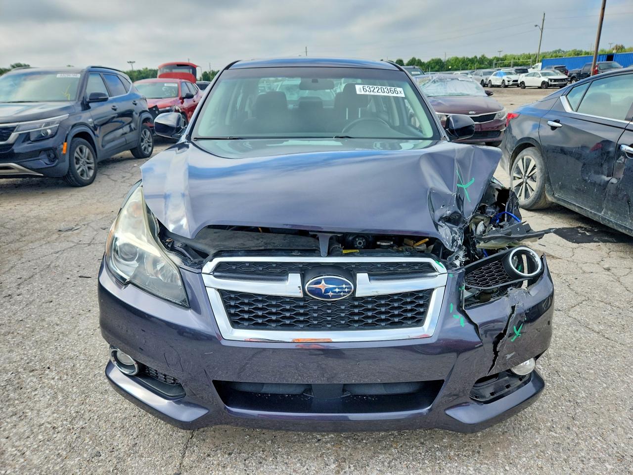 2013 Subaru Legacy 2.5i Premium Серый vin: 4S3BMCG64D3044063