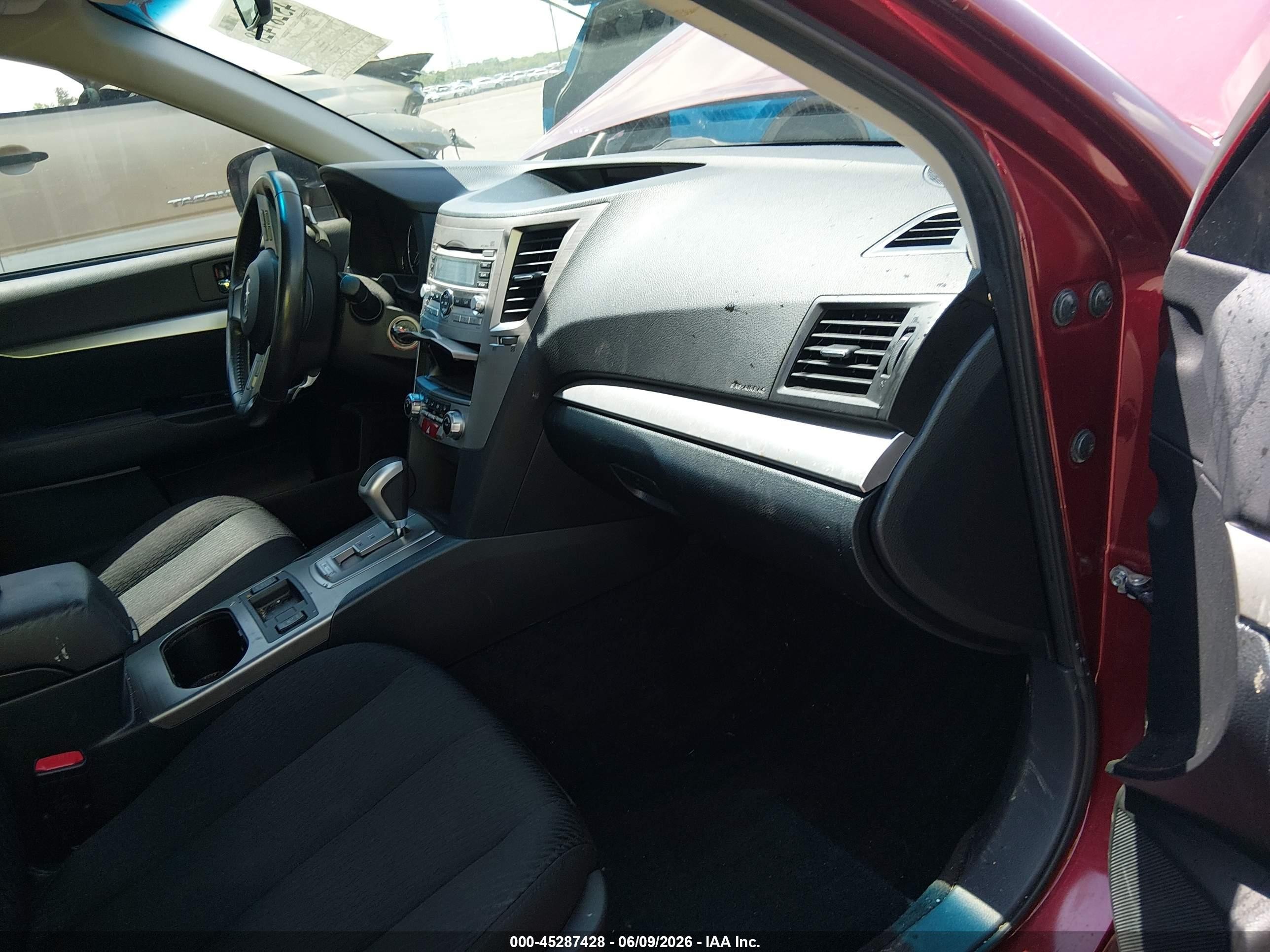 2011 Subaru Legacy 2.5i Premium Red vin: 4S3BMCG66B3241314