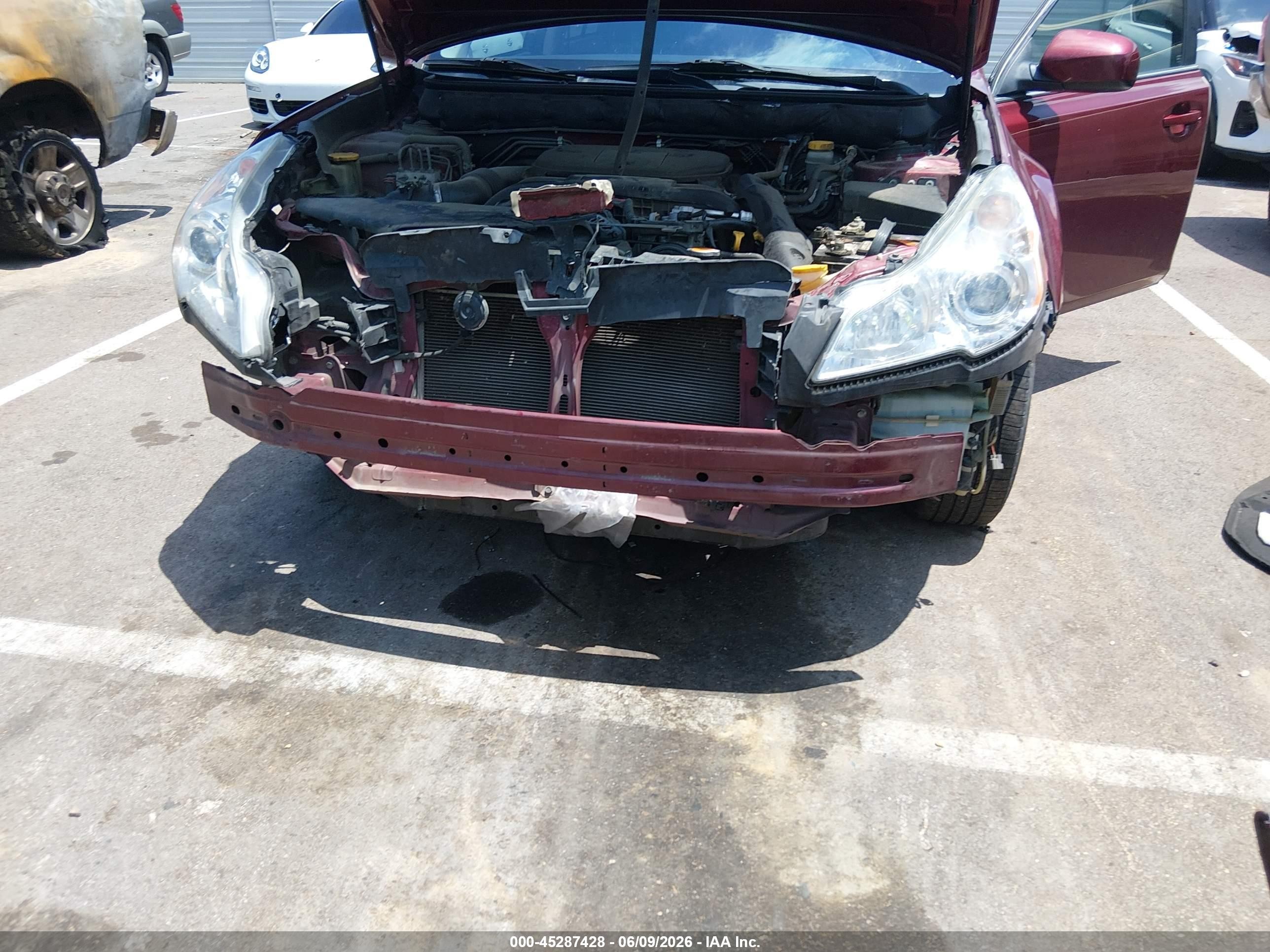 2011 Subaru Legacy 2.5i Premium Red vin: 4S3BMCG66B3241314
