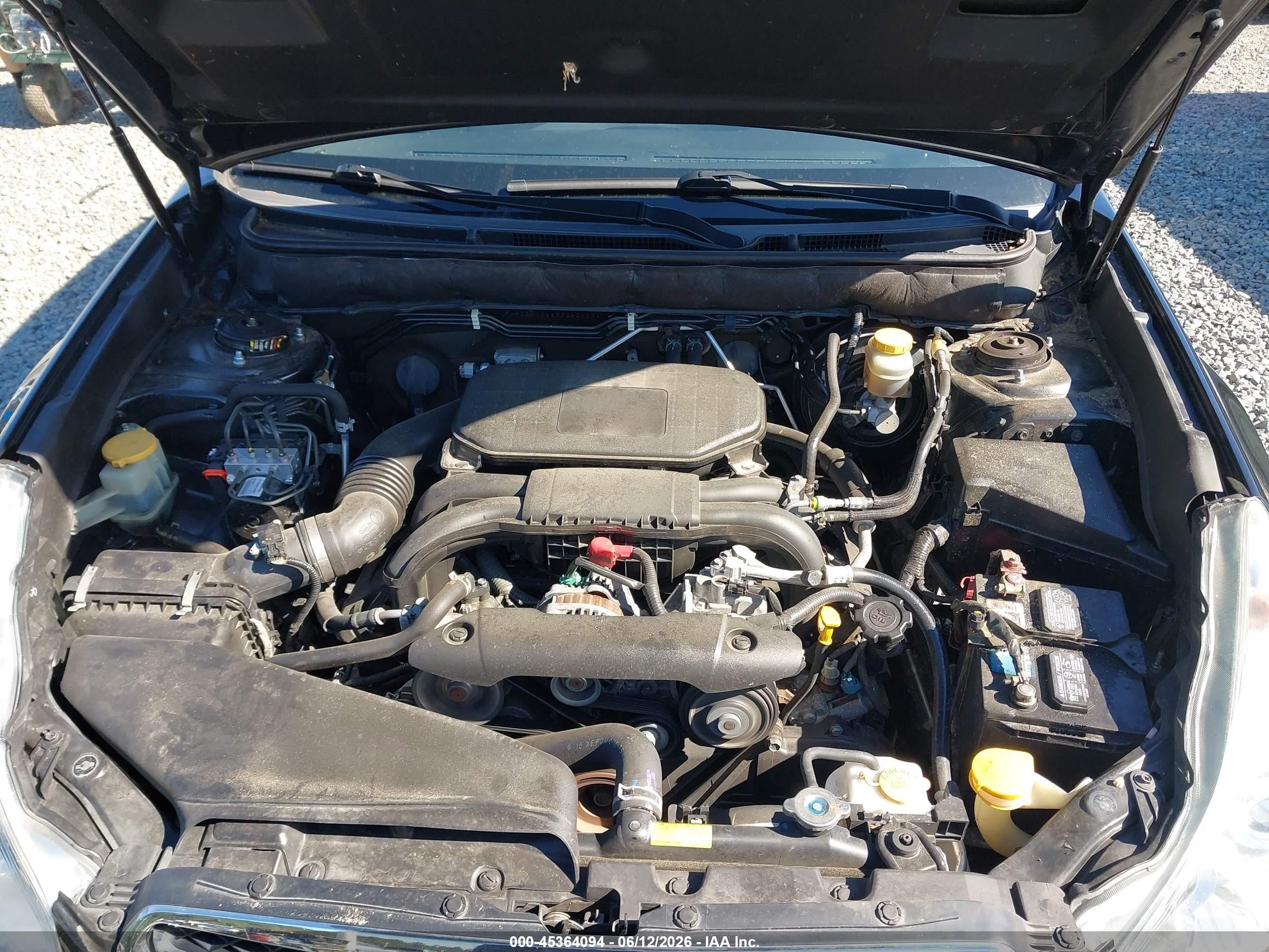 2011 Subaru Legacy 2.5i Premium Черный vin: 4S3BMCG66B3262633
