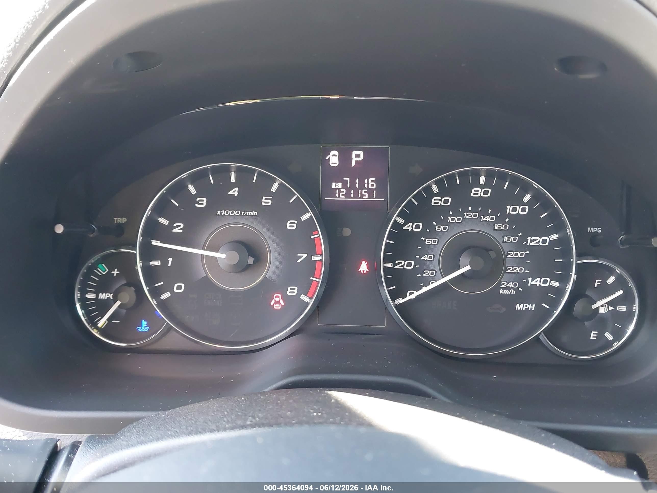2011 Subaru Legacy 2.5i Premium Черный vin: 4S3BMCG66B3262633