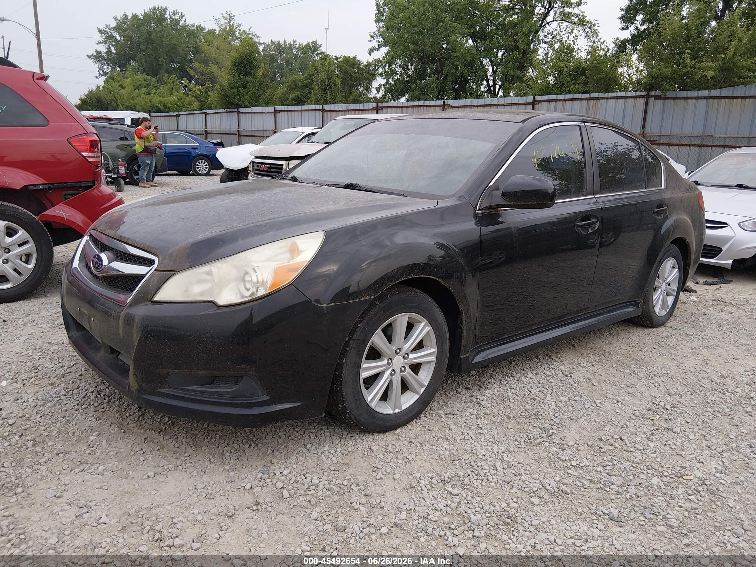 2010 Subaru Legacy 2.5i Premium Black vin: 4S3BMCG67A3234497