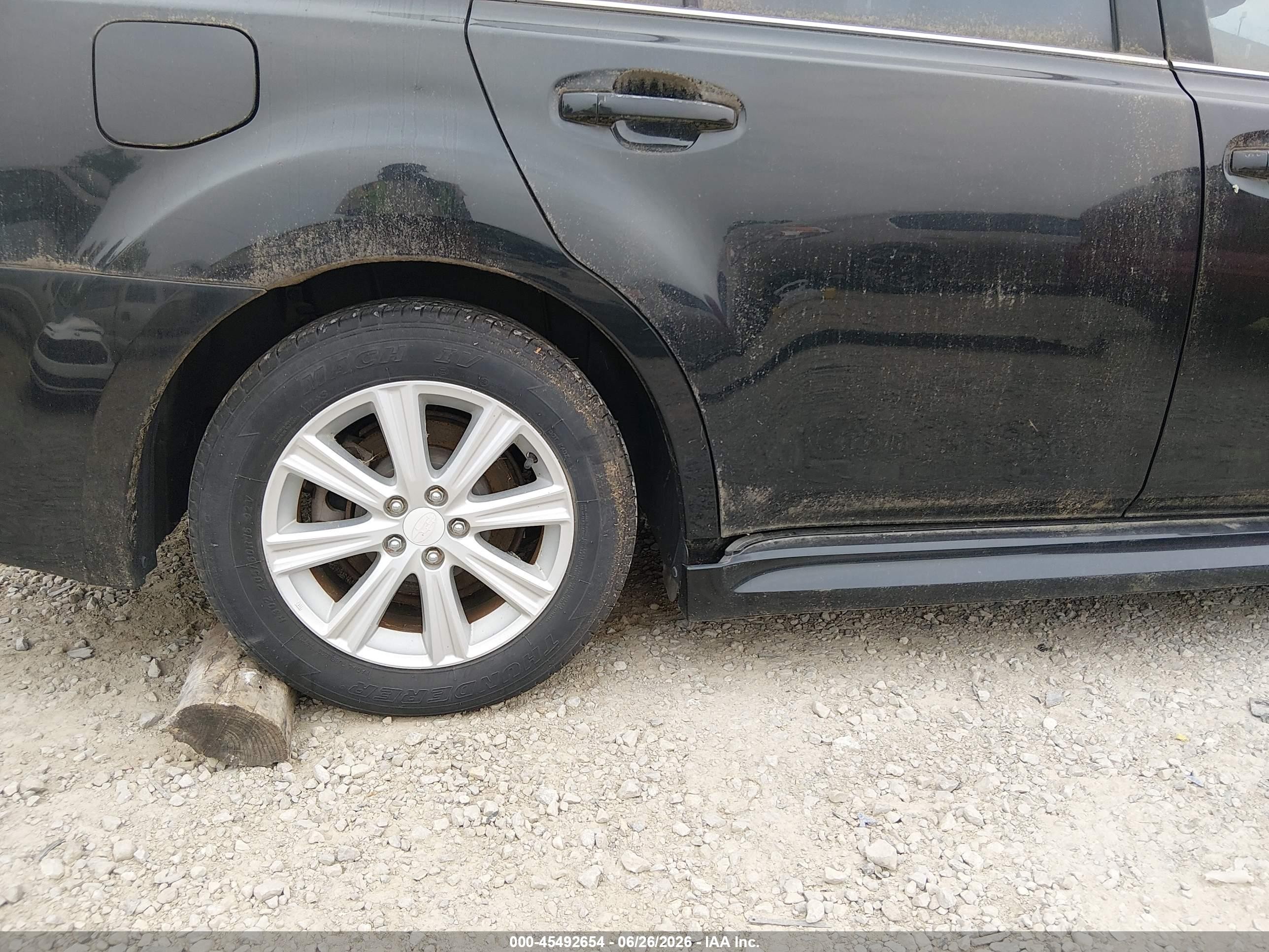 2010 Subaru Legacy 2.5i Premium Black vin: 4S3BMCG67A3234497