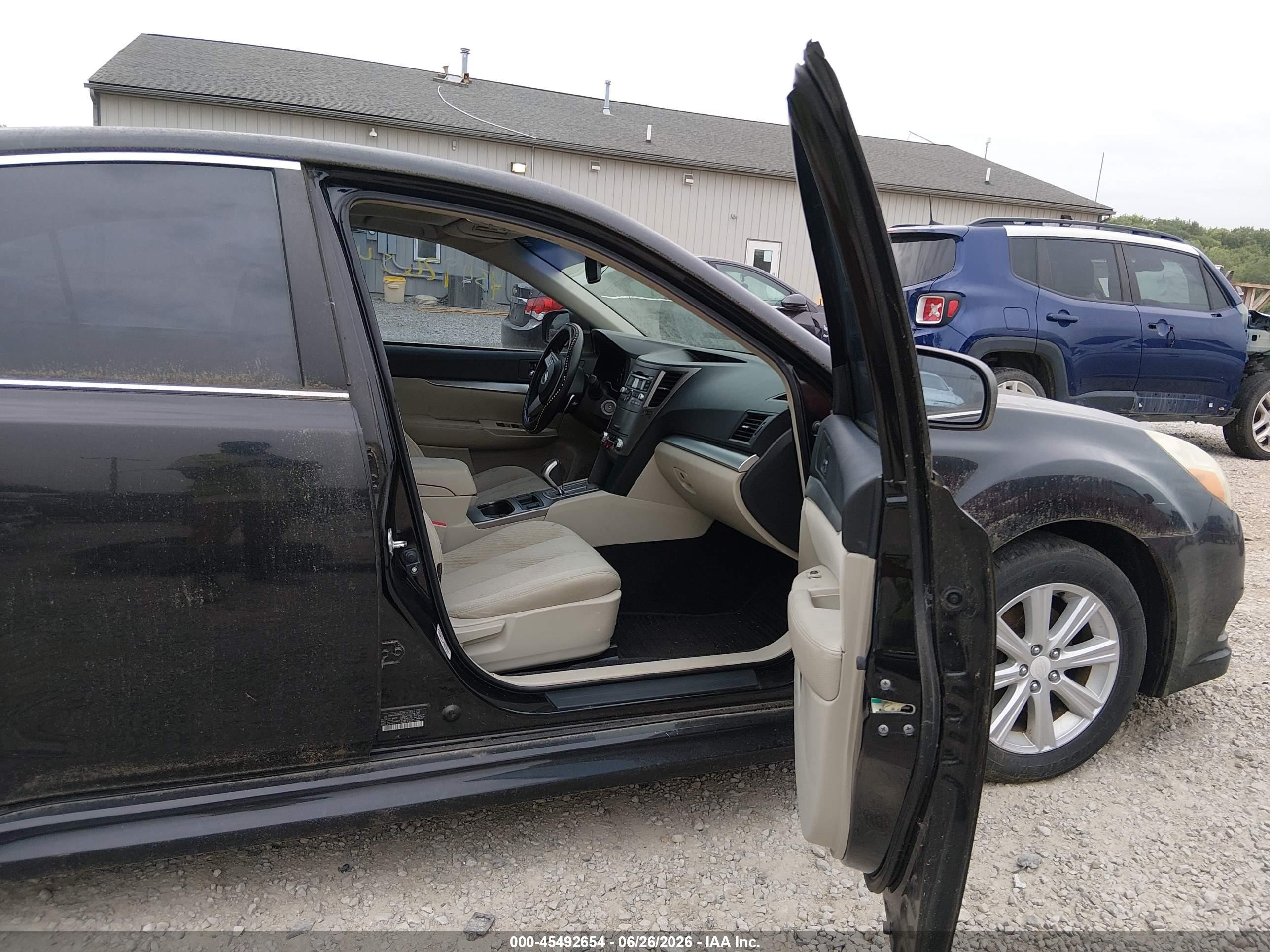 2010 Subaru Legacy 2.5i Premium Black vin: 4S3BMCG67A3234497