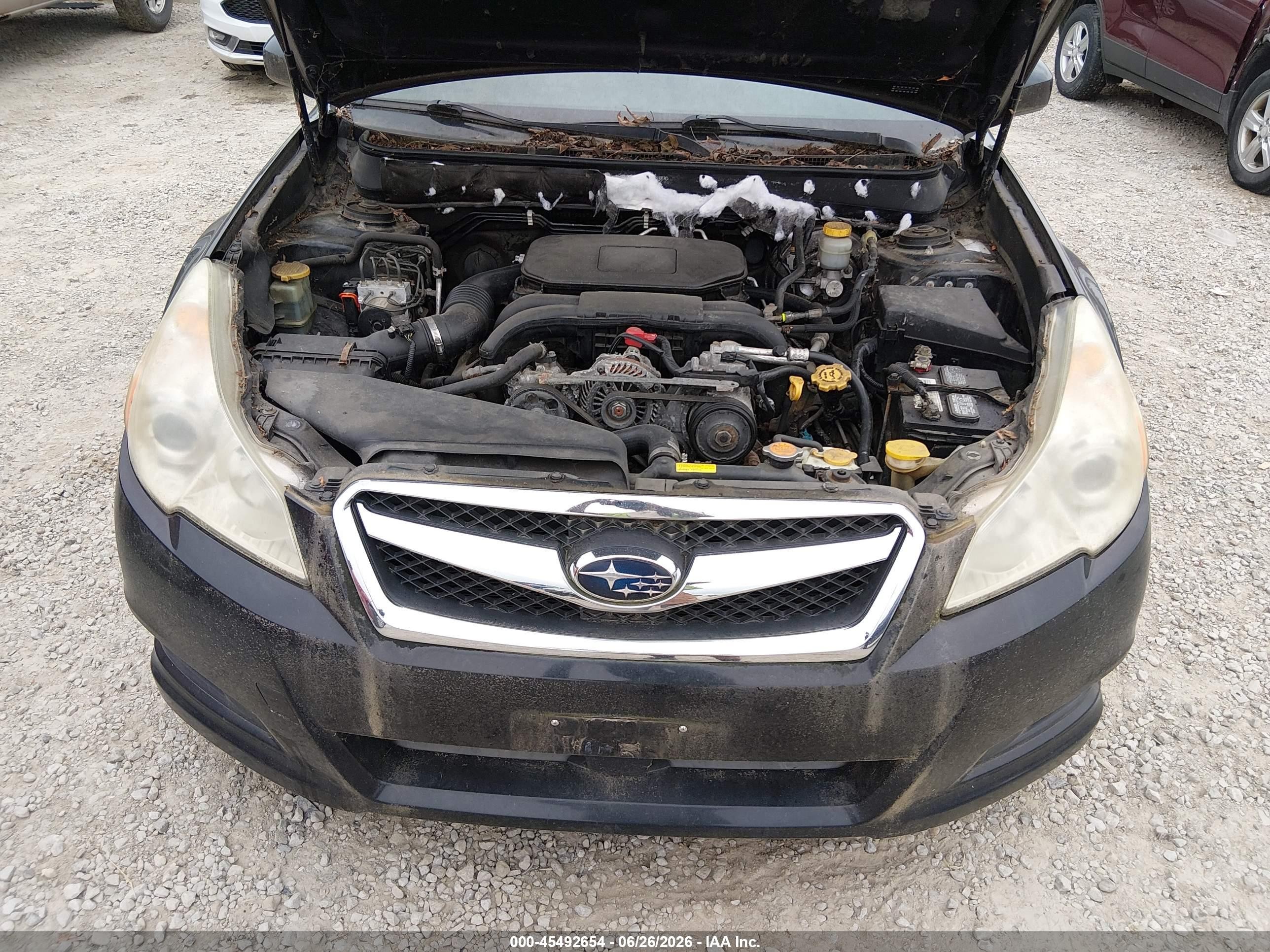 2010 Subaru Legacy 2.5i Premium Black vin: 4S3BMCG67A3234497