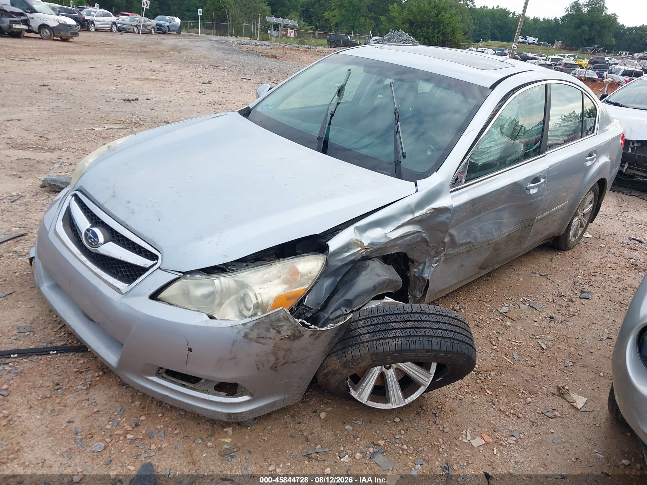 2012 Subaru Legacy 2.5i Premium Silver vin: 4S3BMCG67C3002338