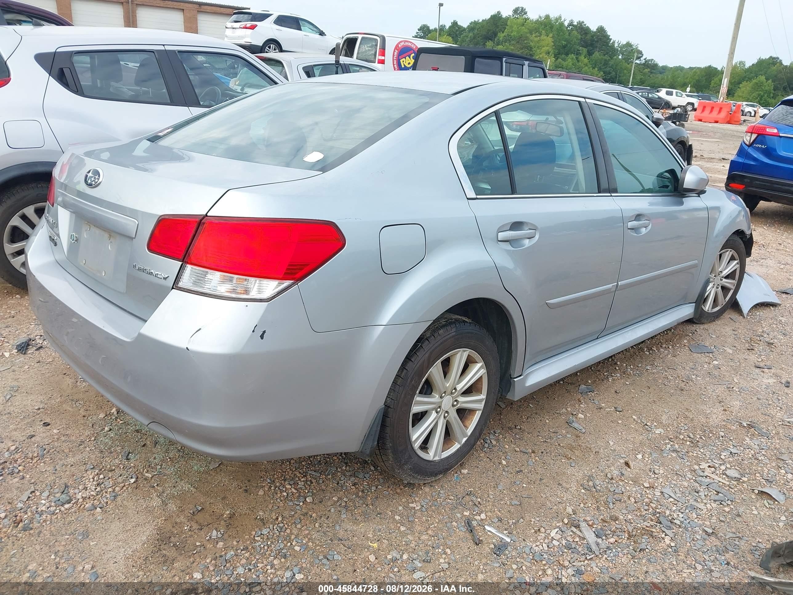 2012 Subaru Legacy 2.5i Premium Silver vin: 4S3BMCG67C3002338