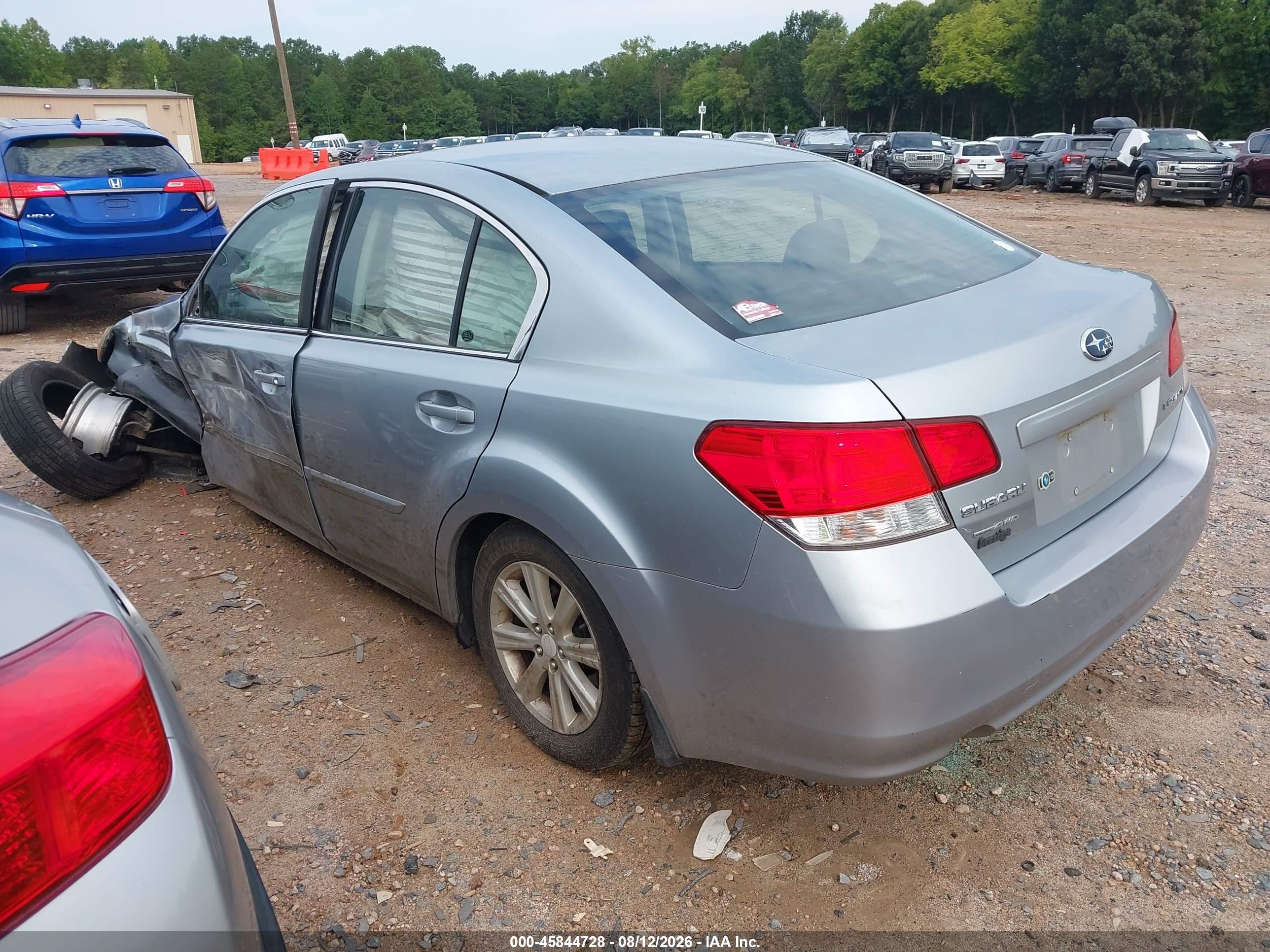 2012 Subaru Legacy 2.5i Premium Silver vin: 4S3BMCG67C3002338
