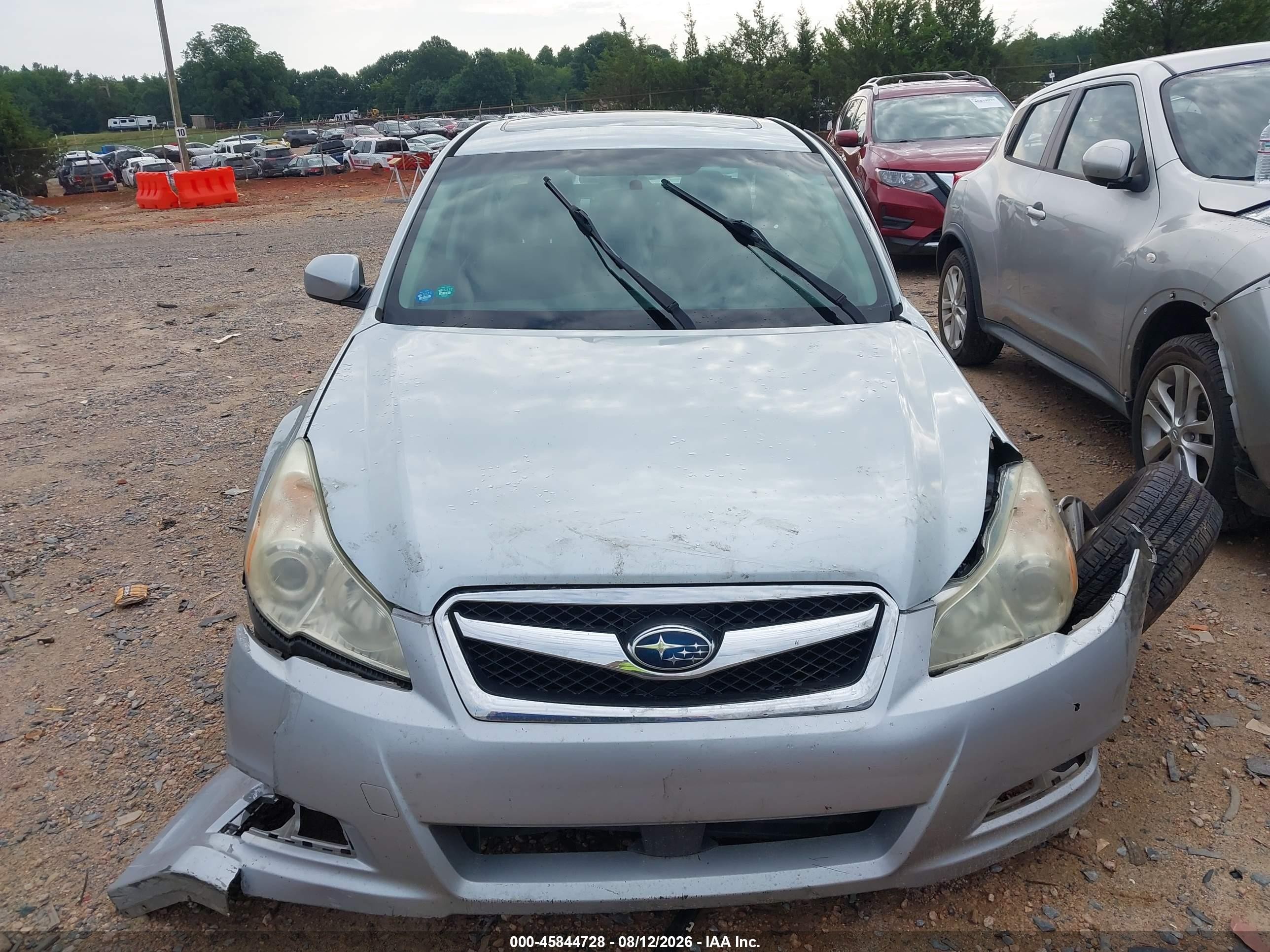 2012 Subaru Legacy 2.5i Premium Silver vin: 4S3BMCG67C3002338