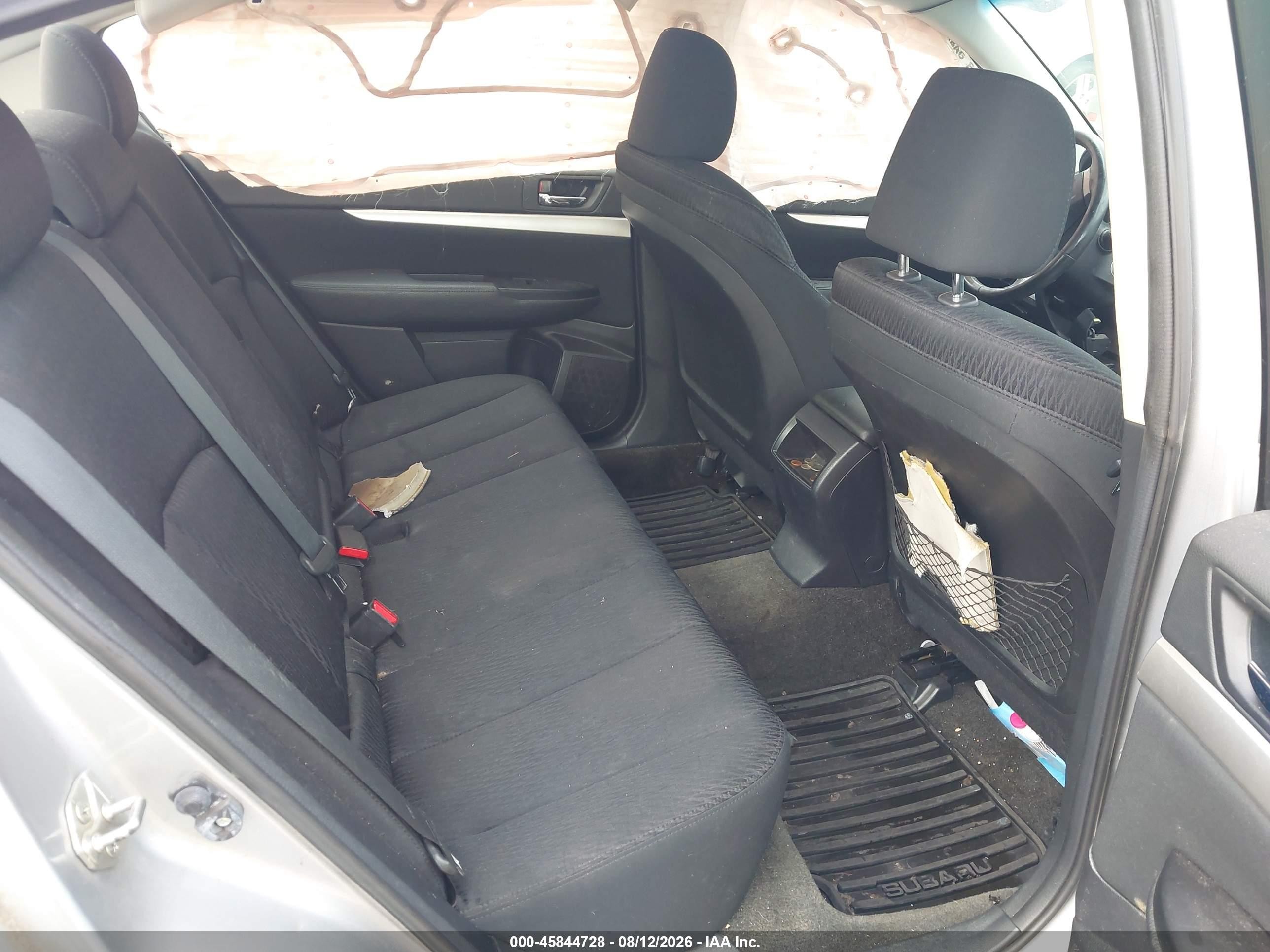 2012 Subaru Legacy 2.5i Premium Silver vin: 4S3BMCG67C3002338