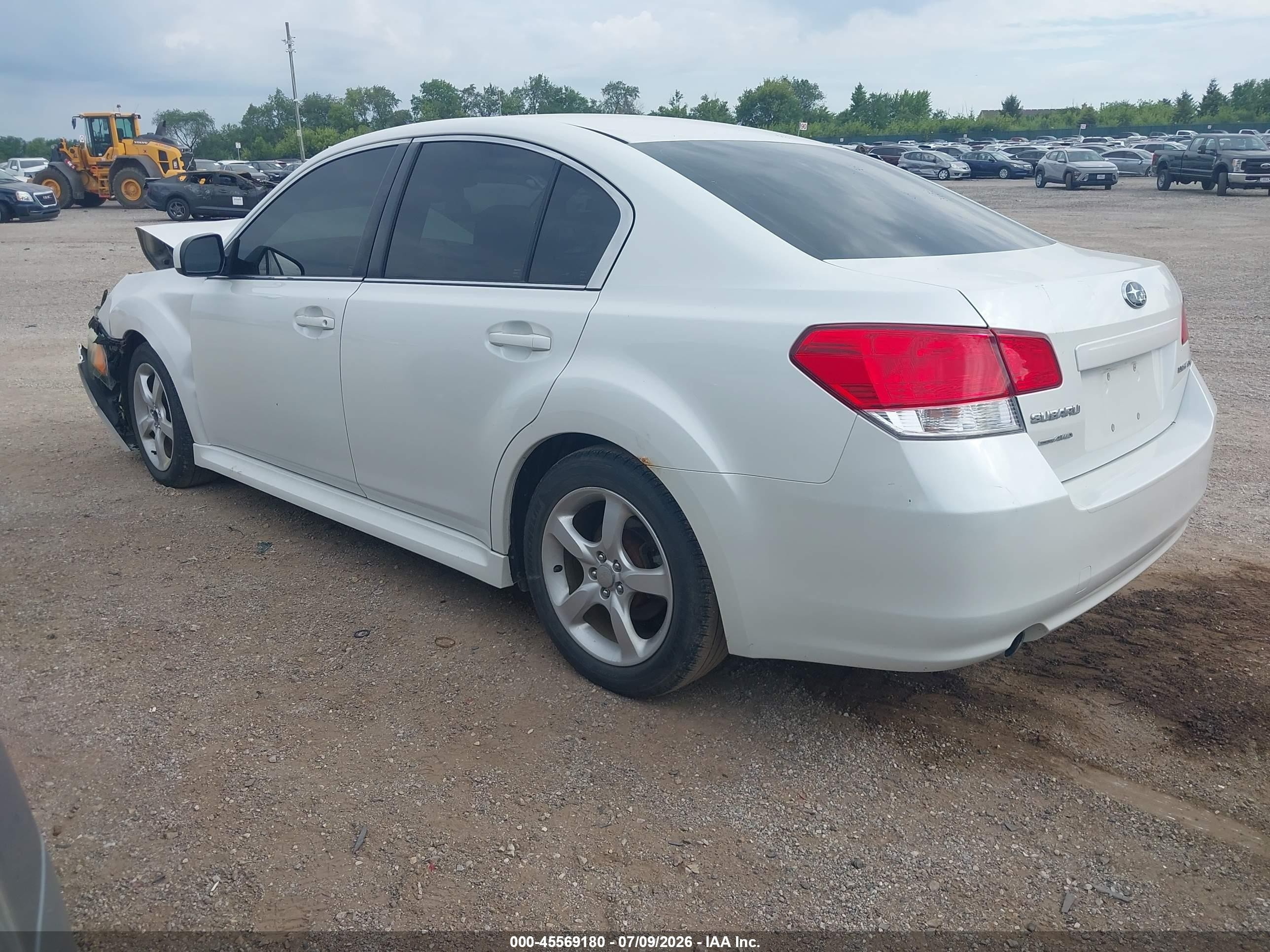 2012 Subaru Legacy 2.5i Premium White vin: 4S3BMCG67C3012139