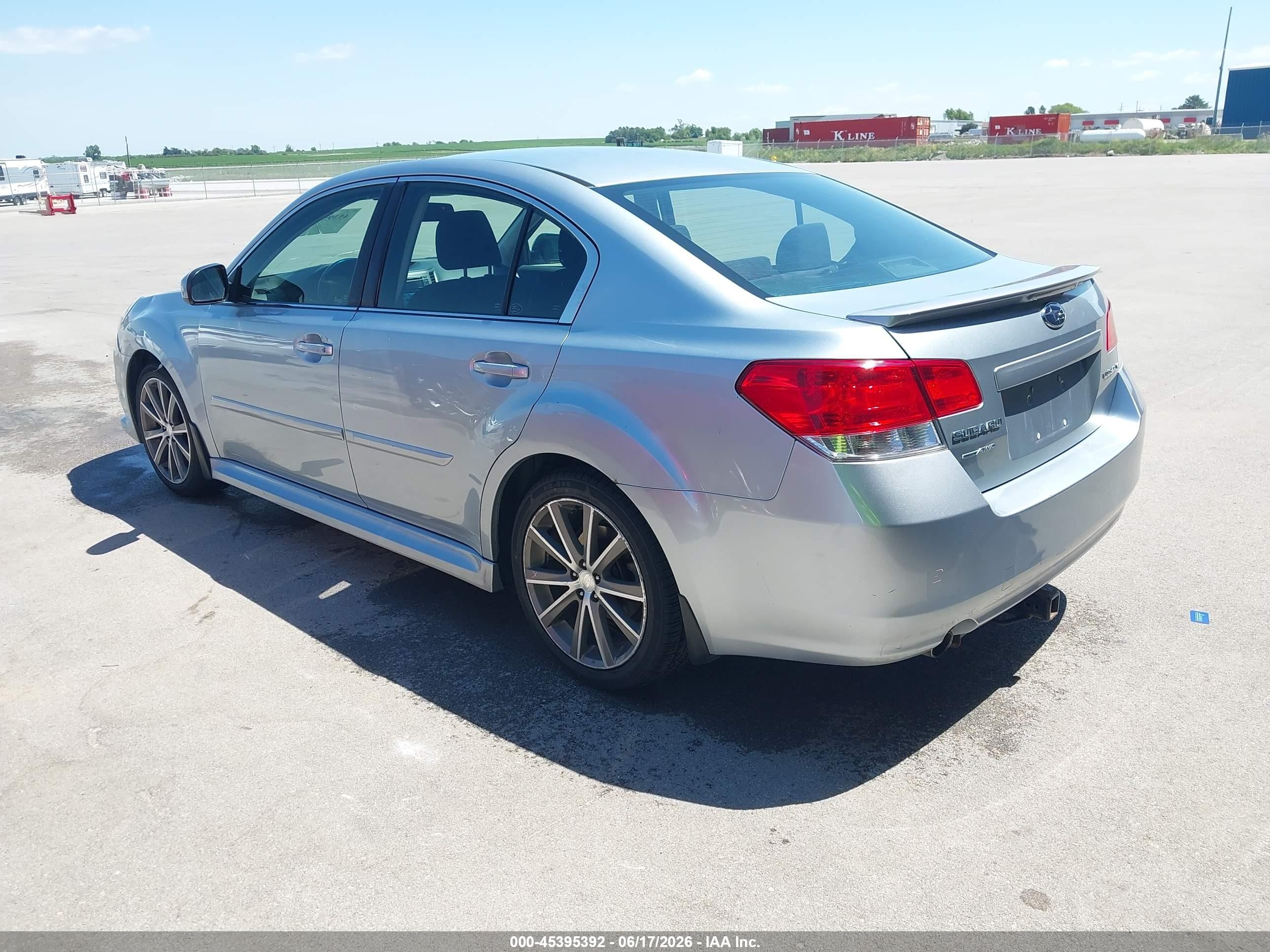 2013 Subaru Legacy 2.5 I Sport Silver vin: 4S3BMCG67D3025202