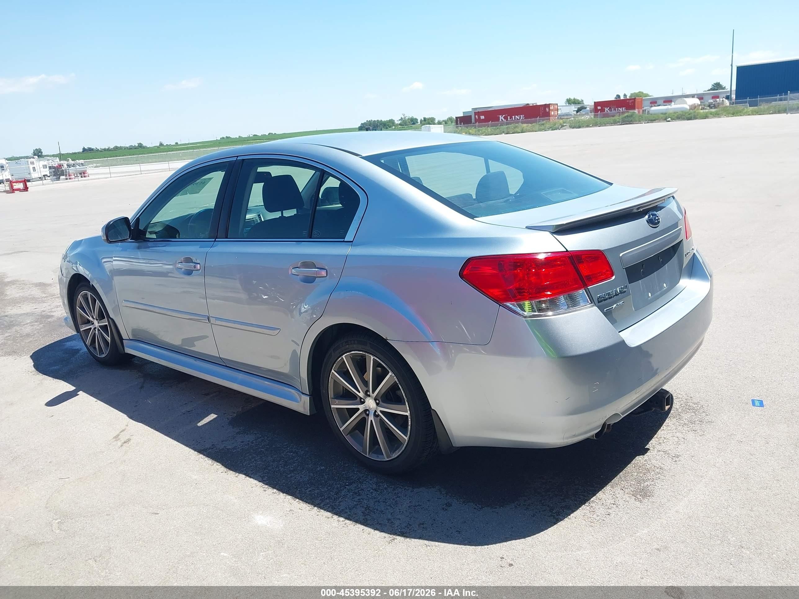 2013 Subaru Legacy 2.5 I Sport Silver vin: 4S3BMCG67D3025202