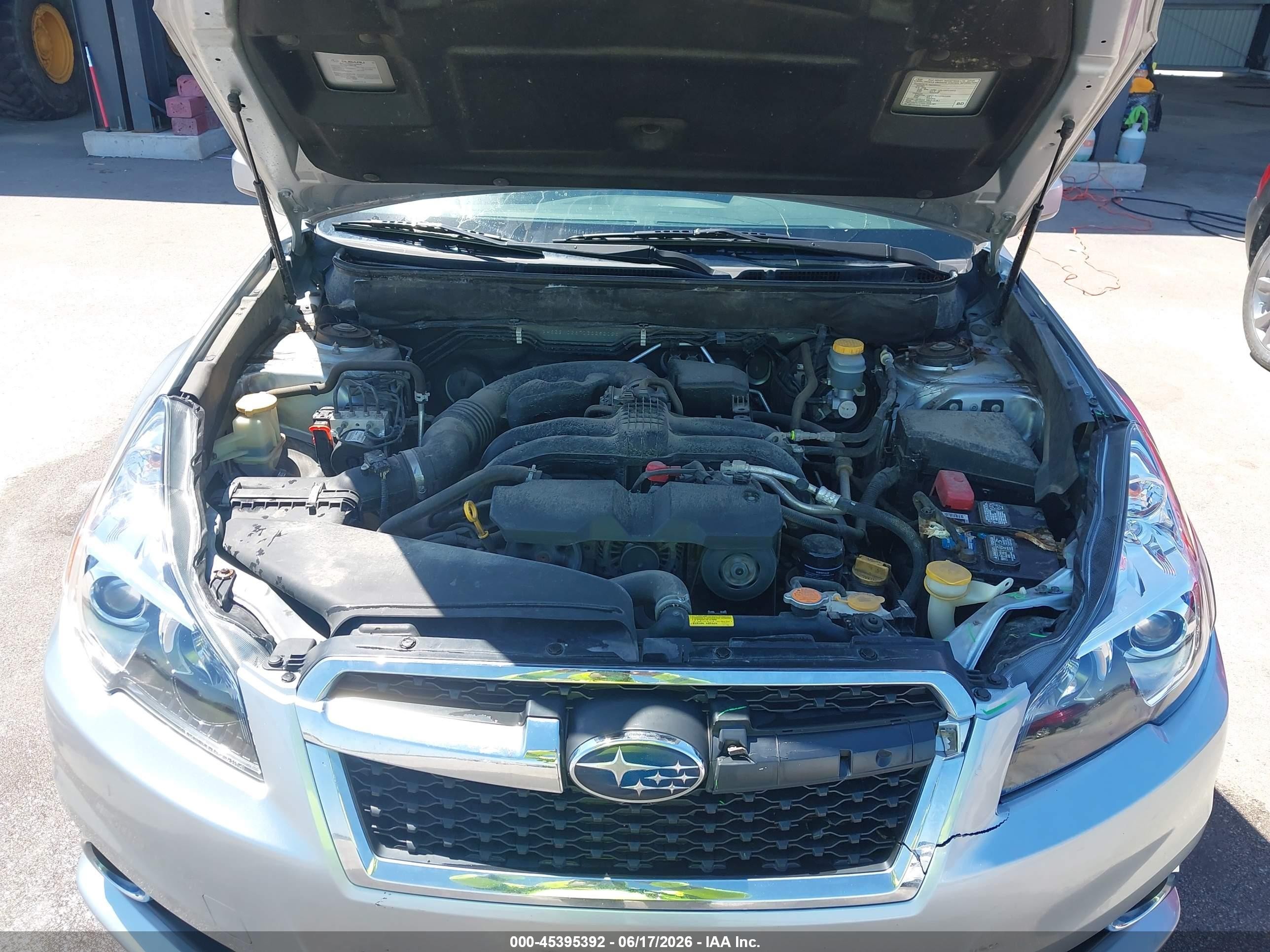 2013 Subaru Legacy 2.5 I Sport Silver vin: 4S3BMCG67D3025202