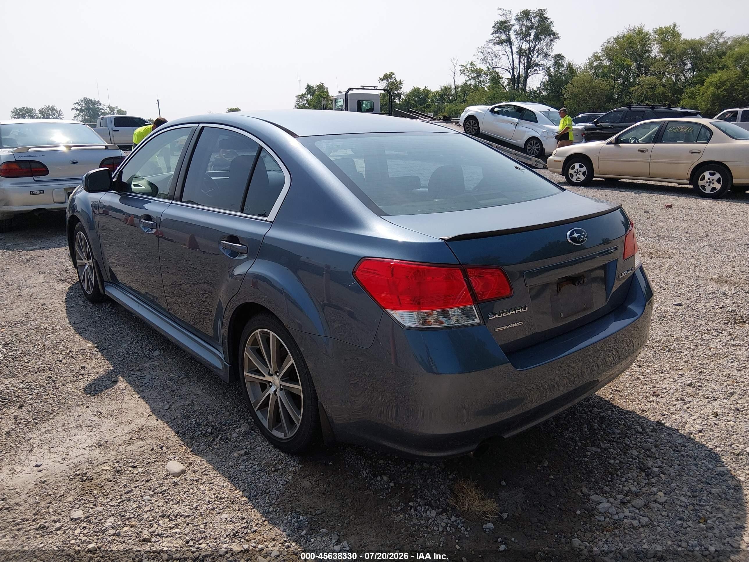 2013 Subaru Legacy 2.5 I Sport Blue vin: 4S3BMCG6XD3026277