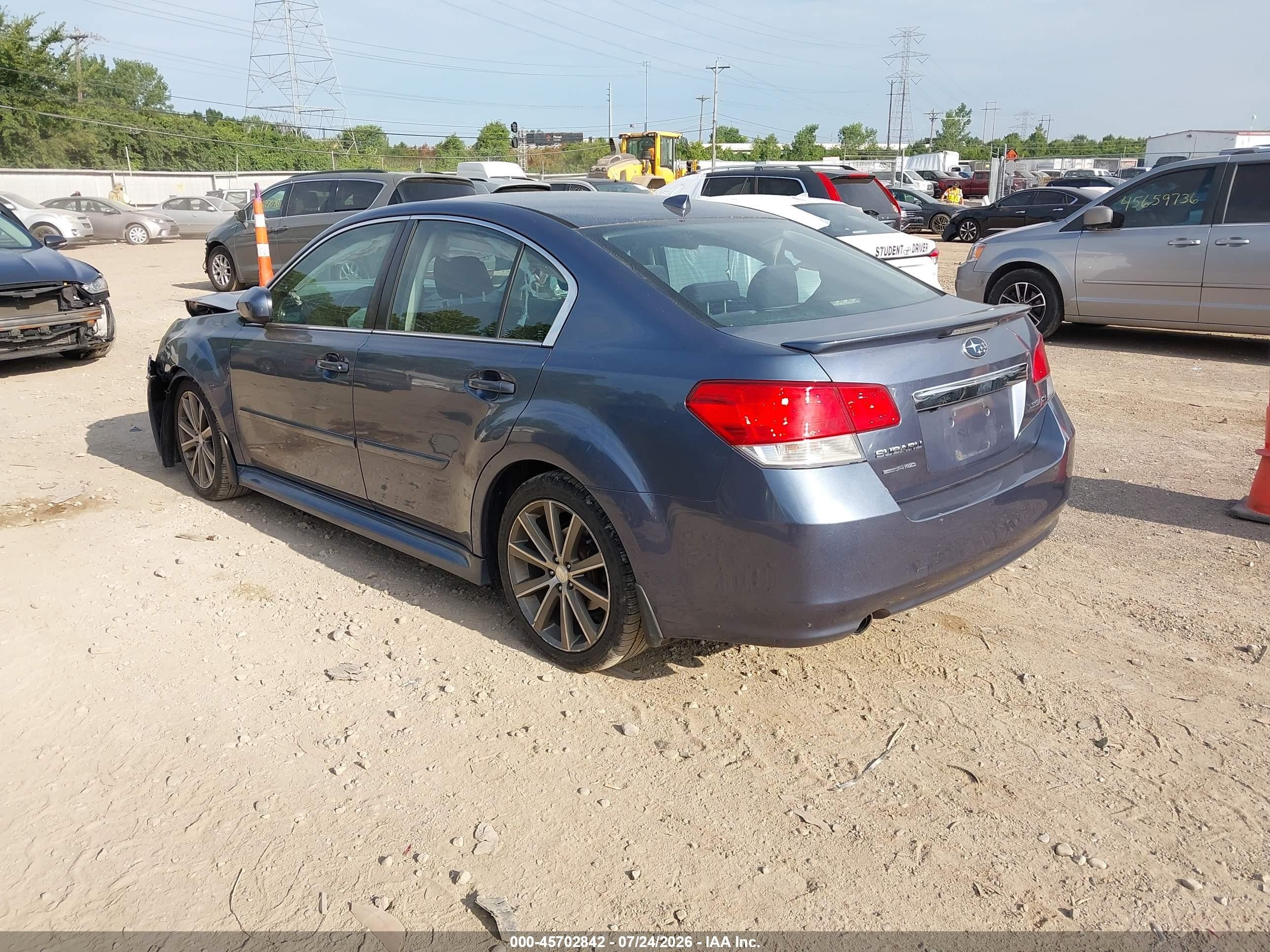 2014 Subaru Legacy 2.5 I Sport Синий vin: 4S3BMCH61E3034929