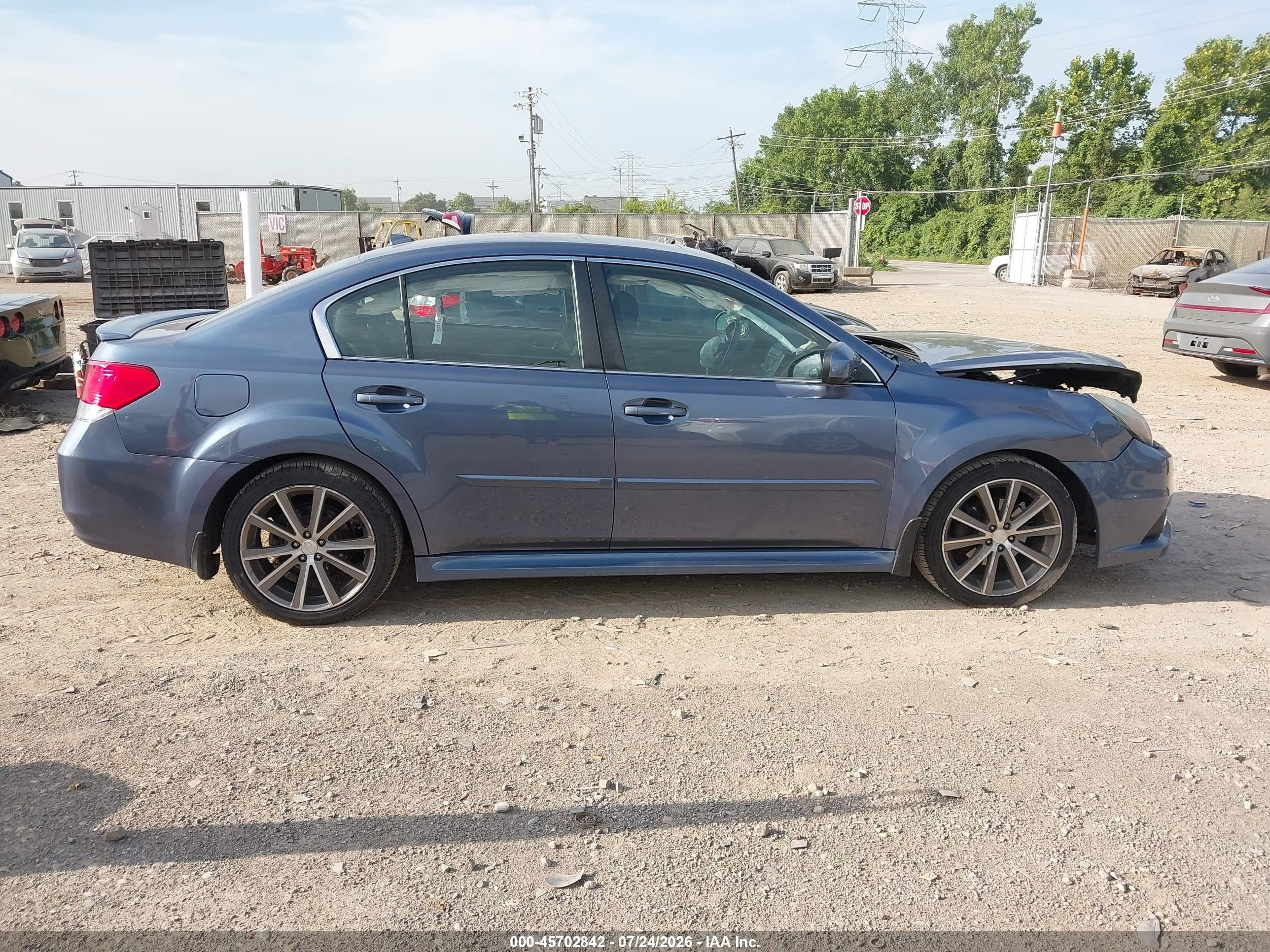 2014 Subaru Legacy 2.5 I Sport Синий vin: 4S3BMCH61E3034929
