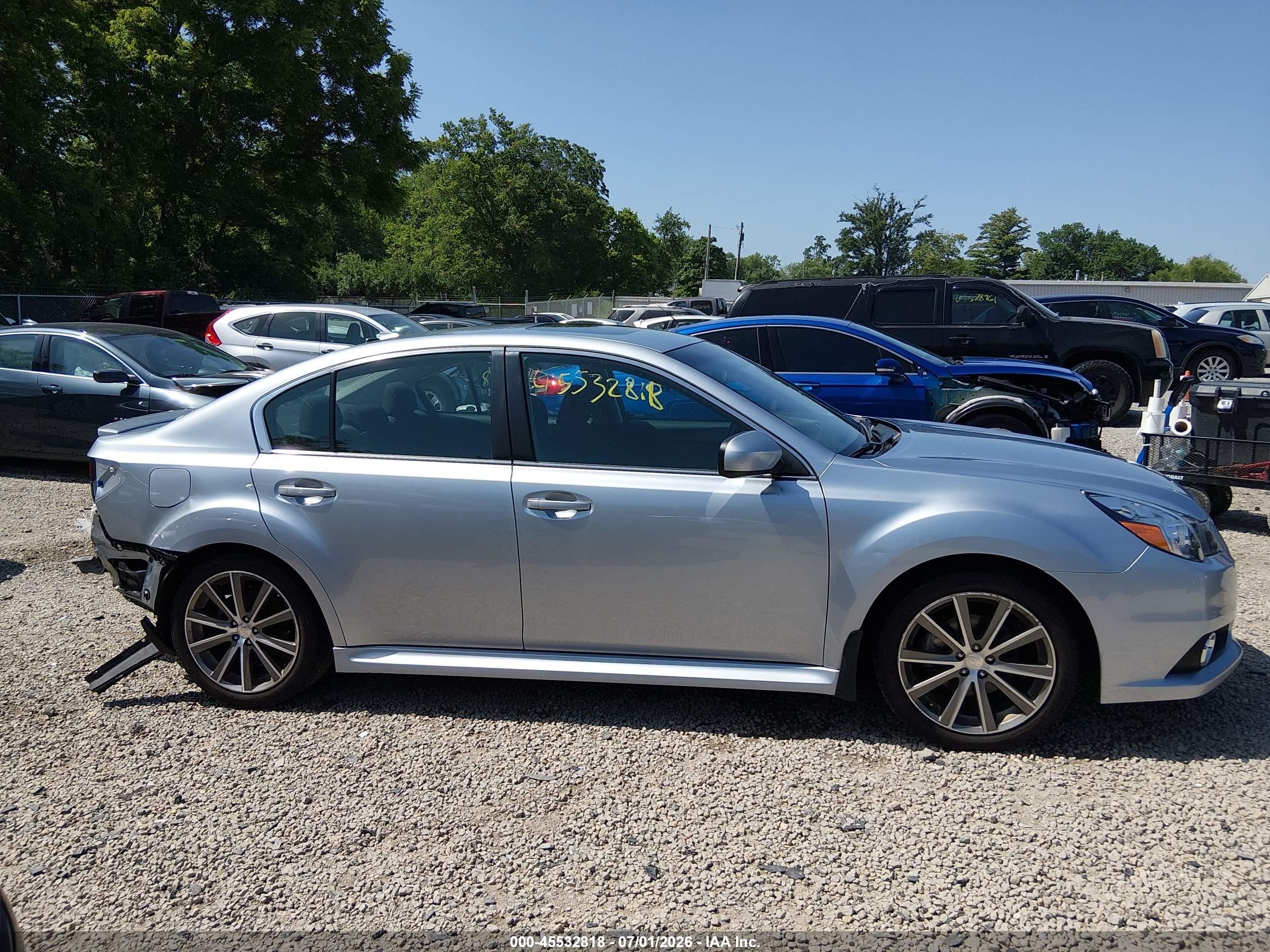 2014 Subaru Legacy 2.5 I Sport Silver vin: 4S3BMCH64E3034262