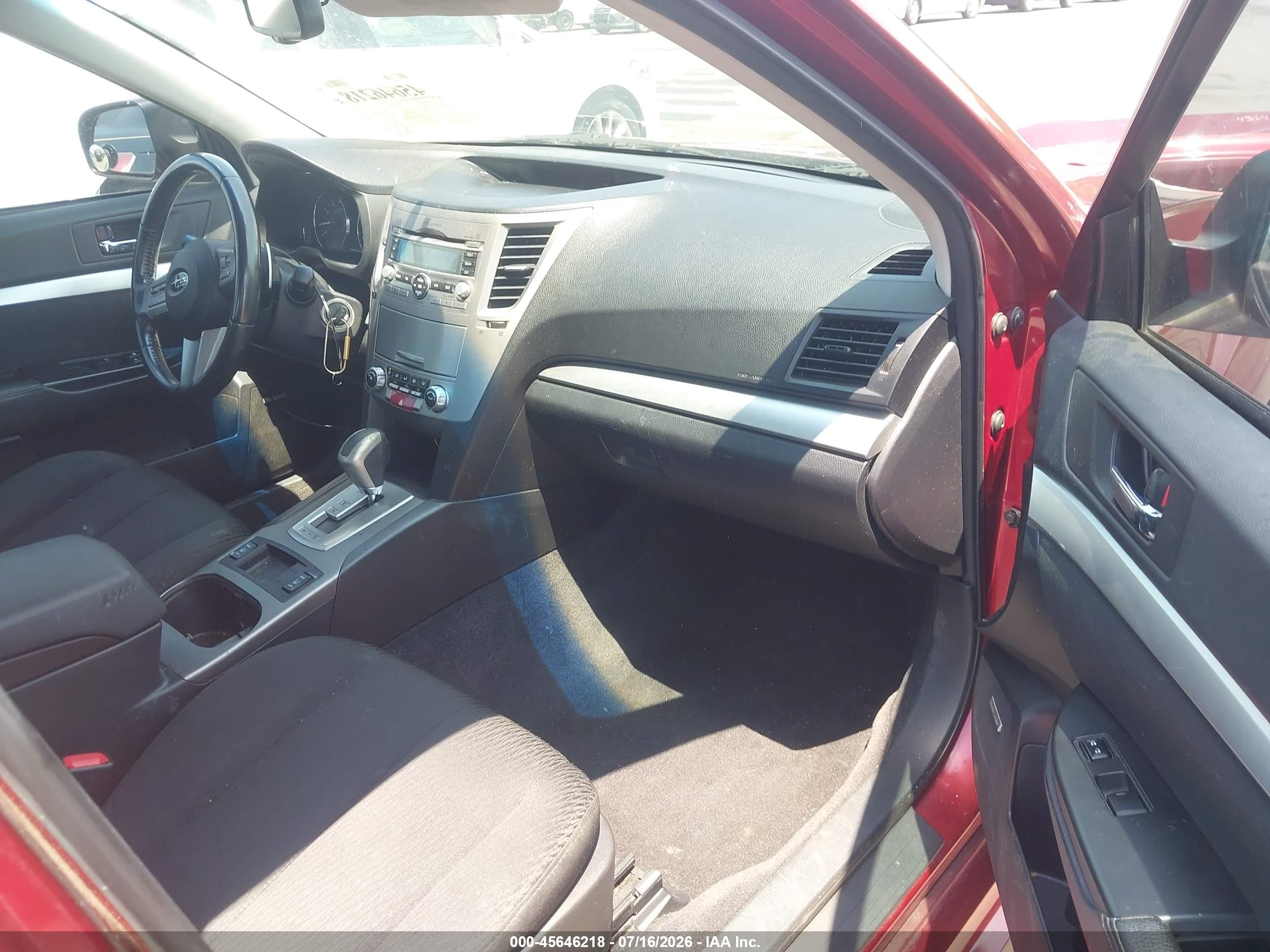 2010 Subaru Legacy 2.5i Premium Maroon vin: 4S3BMCH66A3211906