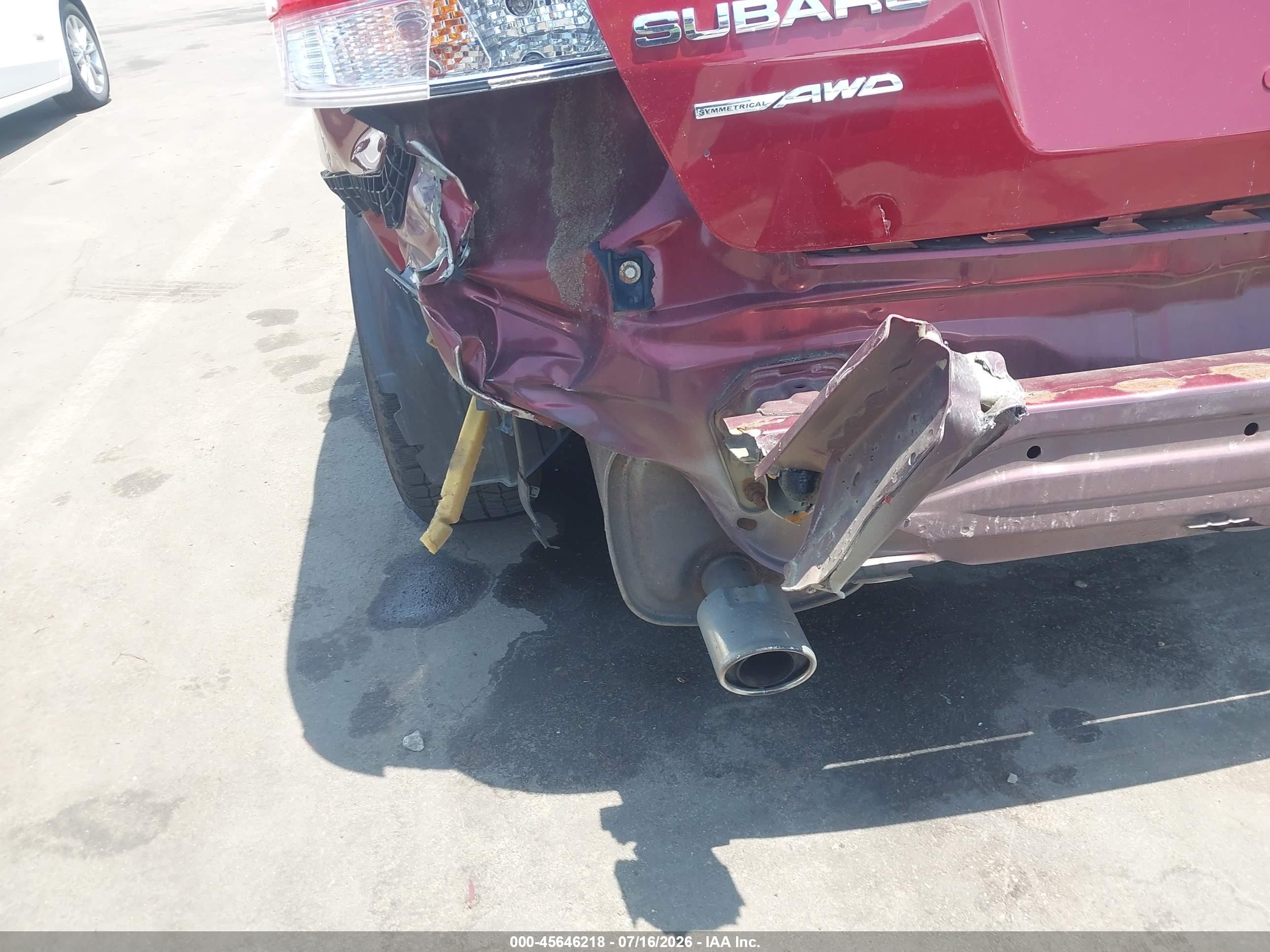 2010 Subaru Legacy 2.5i Premium Maroon vin: 4S3BMCH66A3211906