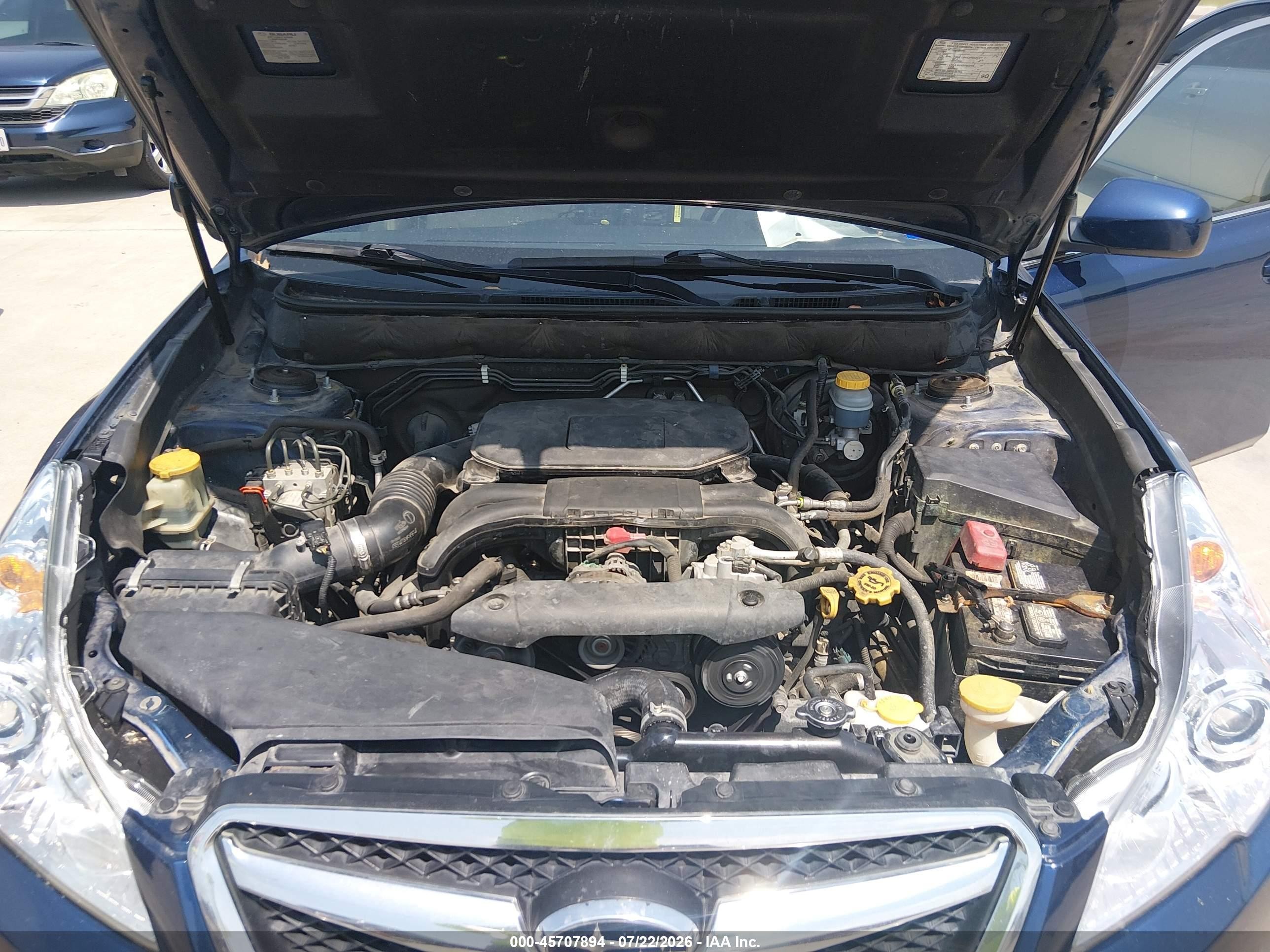 2011 Subaru Legacy 2.5i Premium Синий vin: 4S3BMCH67B3258105