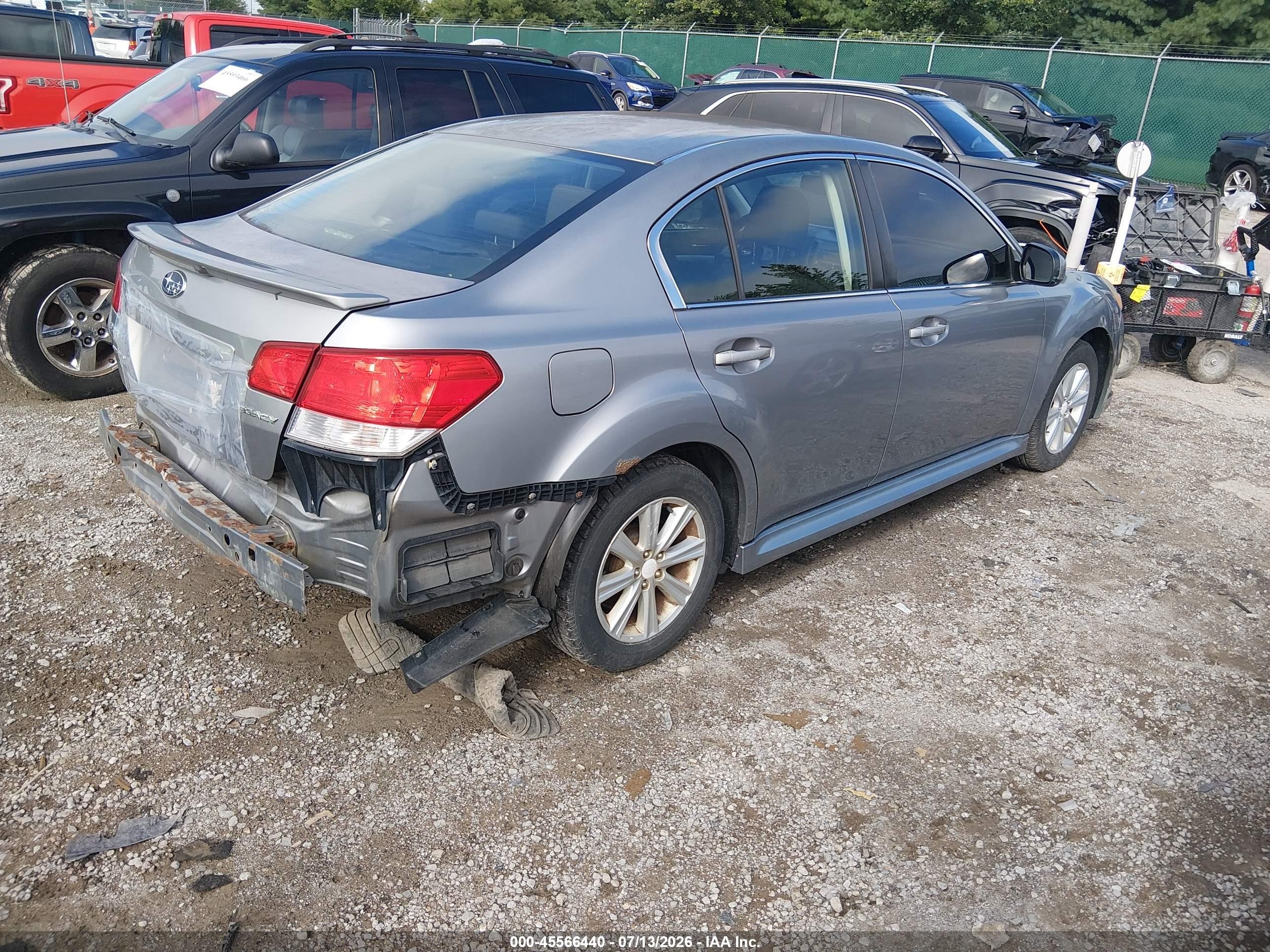 2010 Subaru Legacy 2.5i Premium Gray vin: 4S3BMCH69A3211835