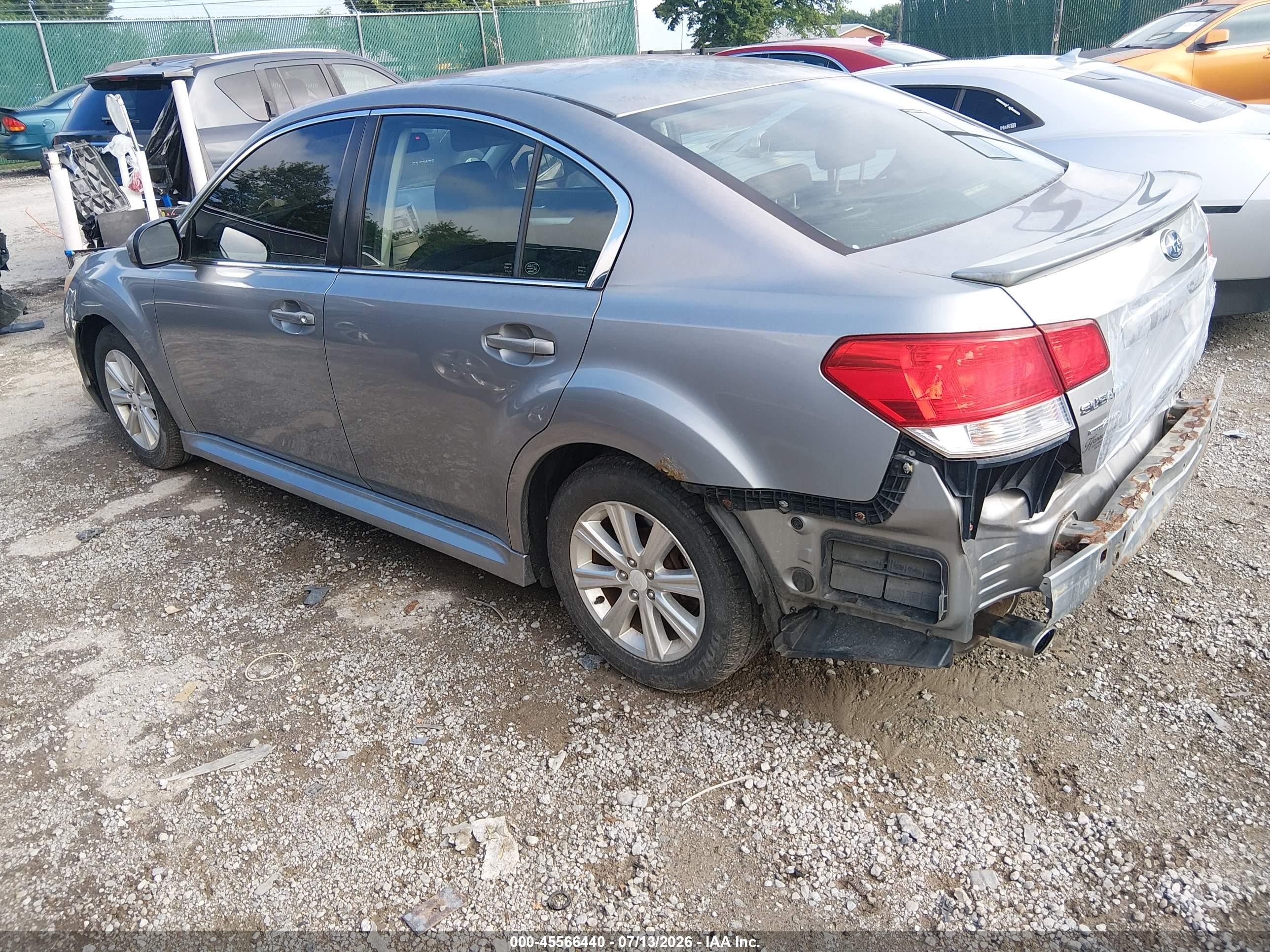 2010 Subaru Legacy 2.5i Premium Gray vin: 4S3BMCH69A3211835