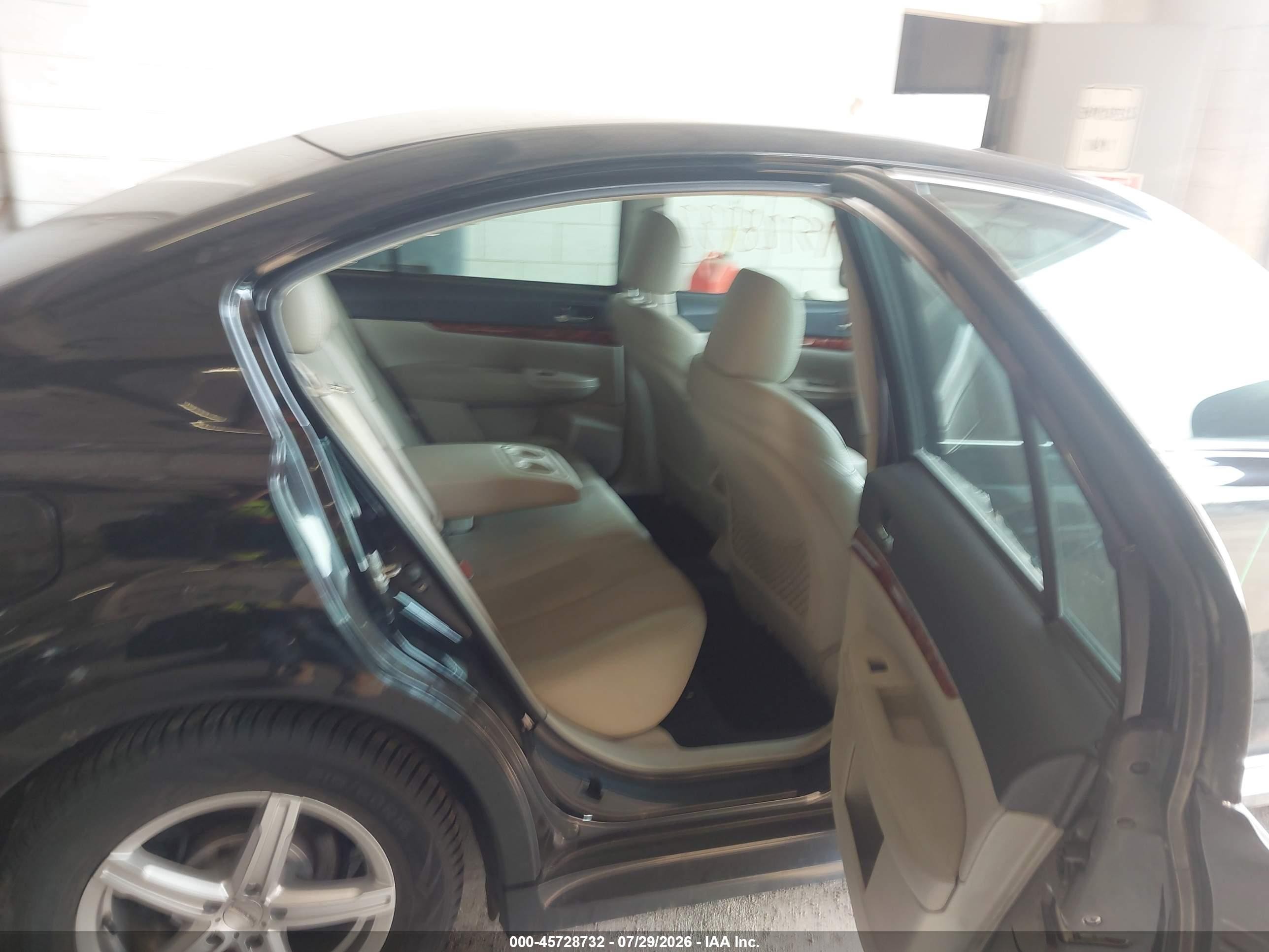 2010 Subaru Legacy 2.5i Limited Black vin: 4S3BMCJ69A3247163