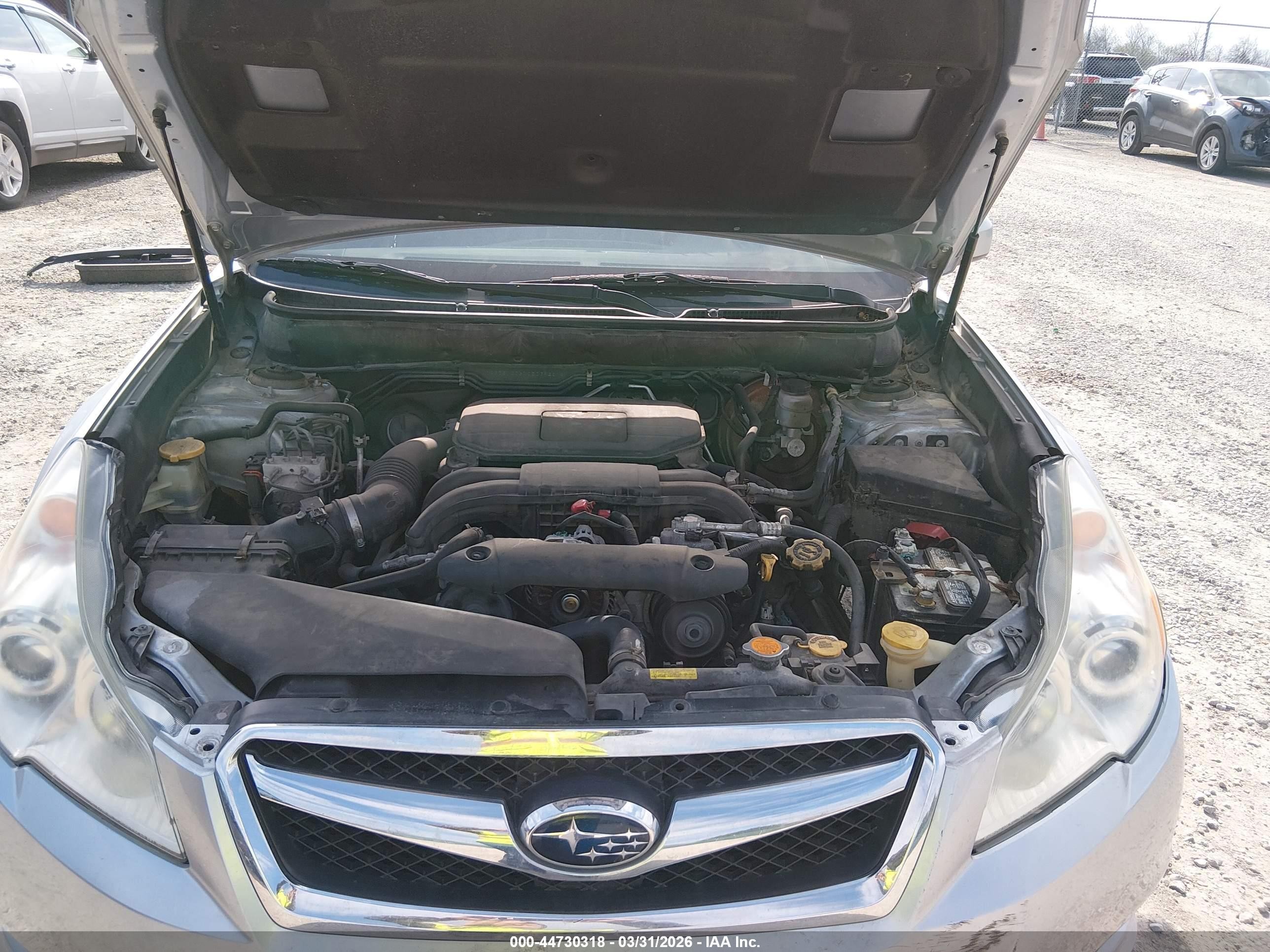 2012 Subaru Legacy 2.5i Limited Silver vin: 4S3BMCJ6XC3039201