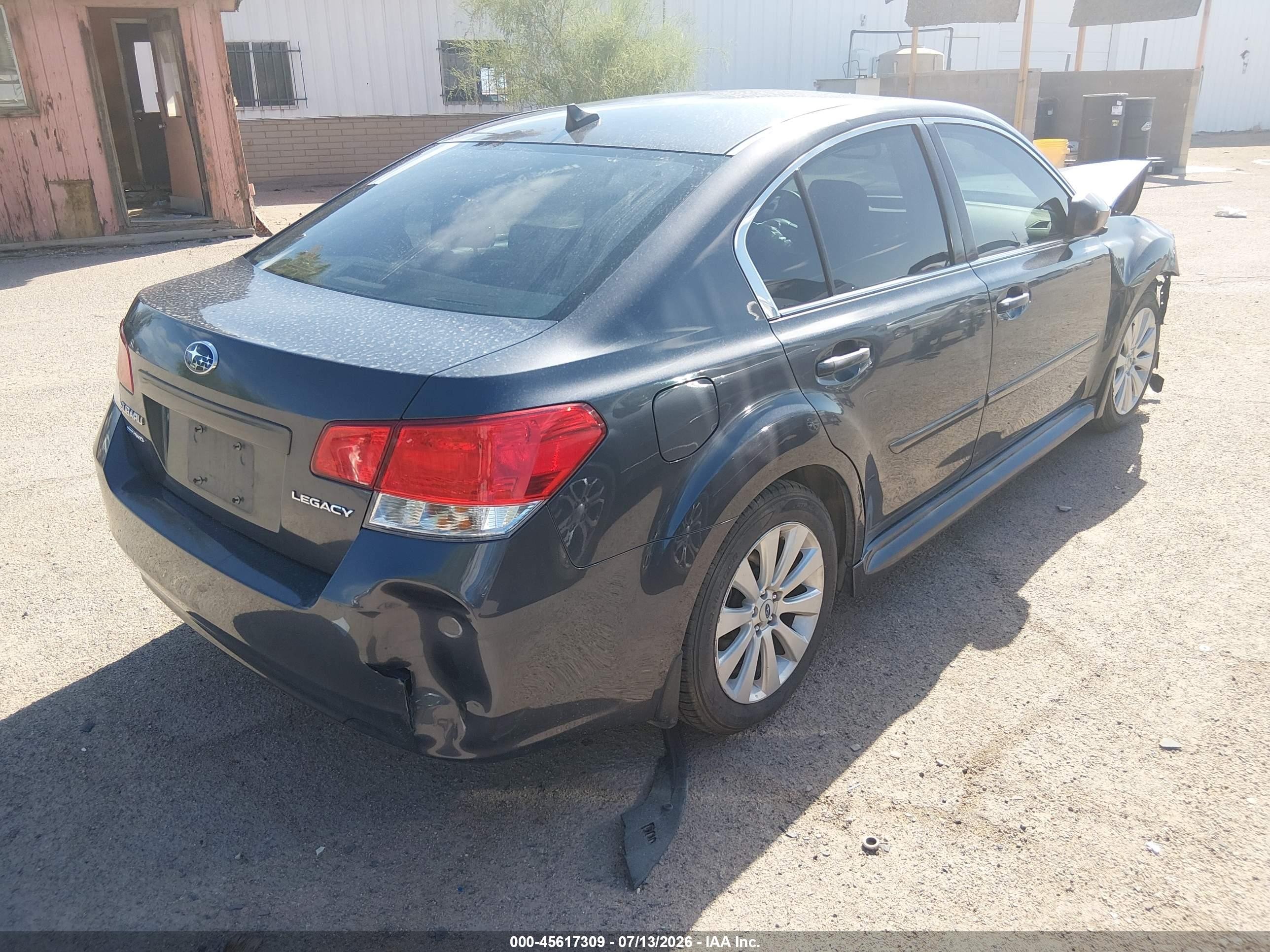 2012 Subaru Legacy 2.5i Limited Gray vin: 4S3BMCK60C3031350
