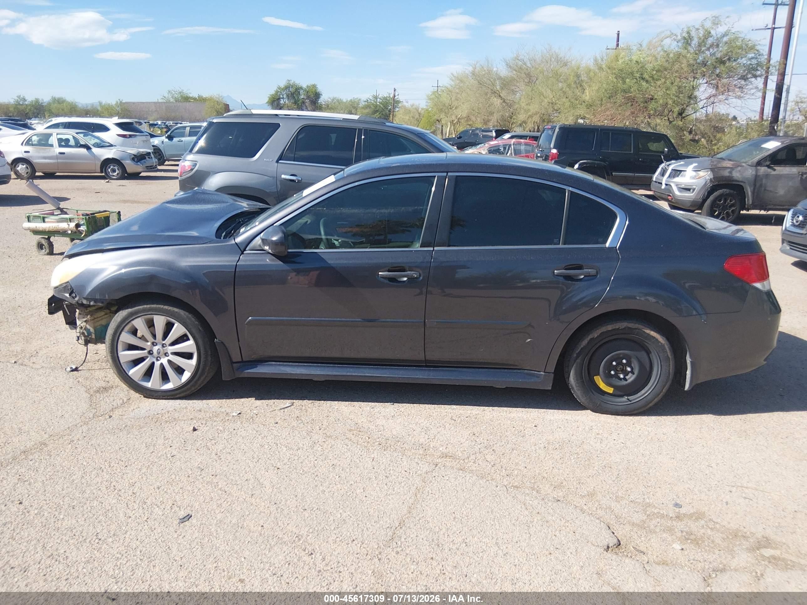 2012 Subaru Legacy 2.5i Limited Gray vin: 4S3BMCK60C3031350