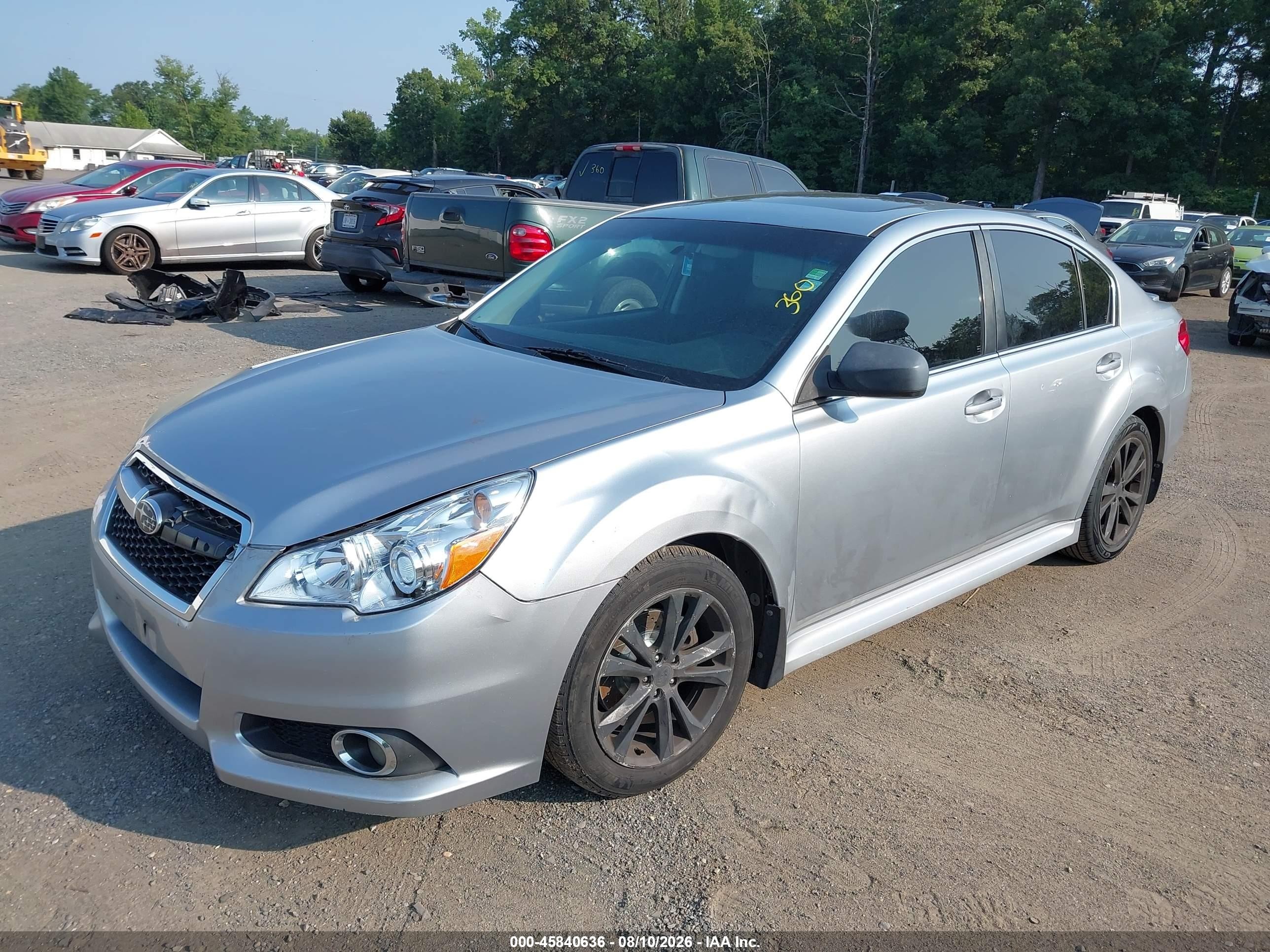 2013 Subaru Legacy 2.5i Limited Silver vin: 4S3BMCK61D3002926